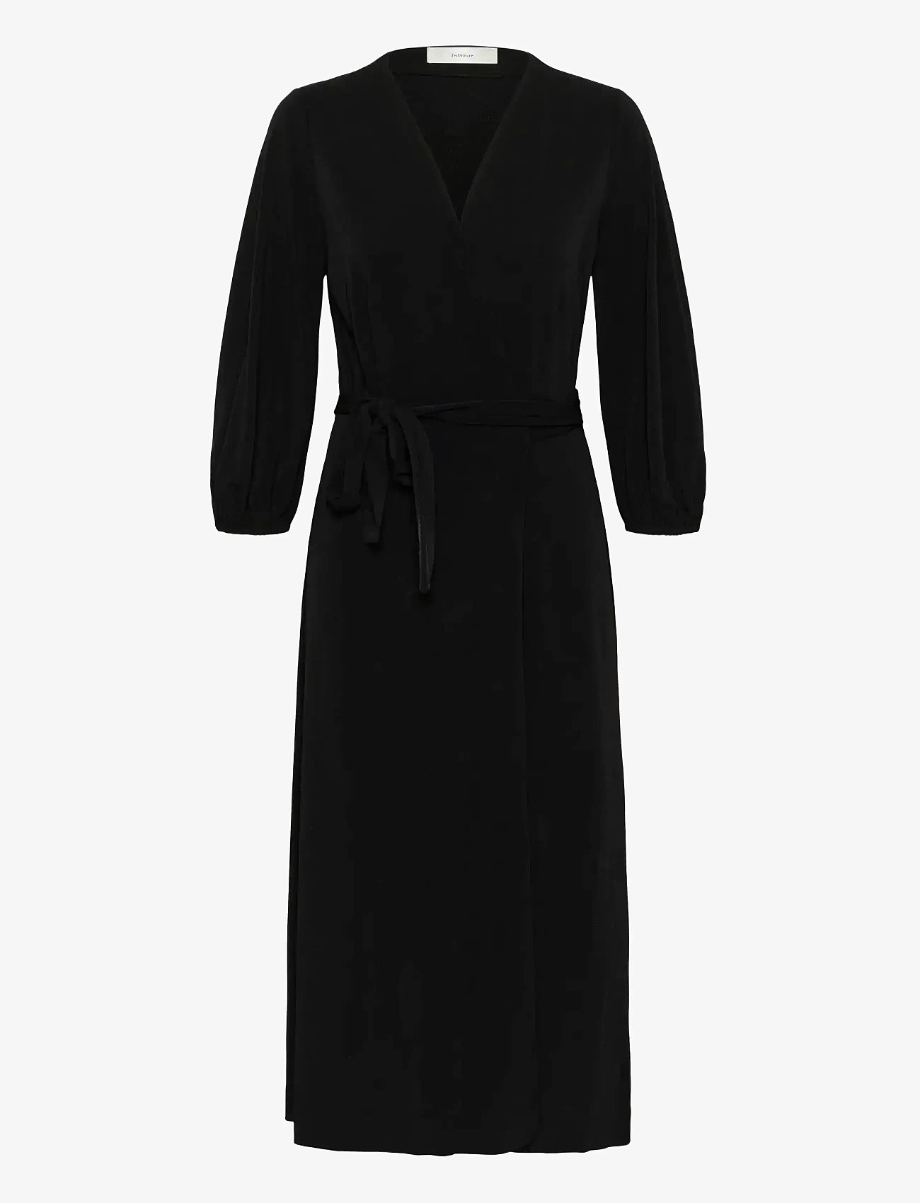 InWear - GaldriaIW Wrap Dress - wickelkleider - black - 1