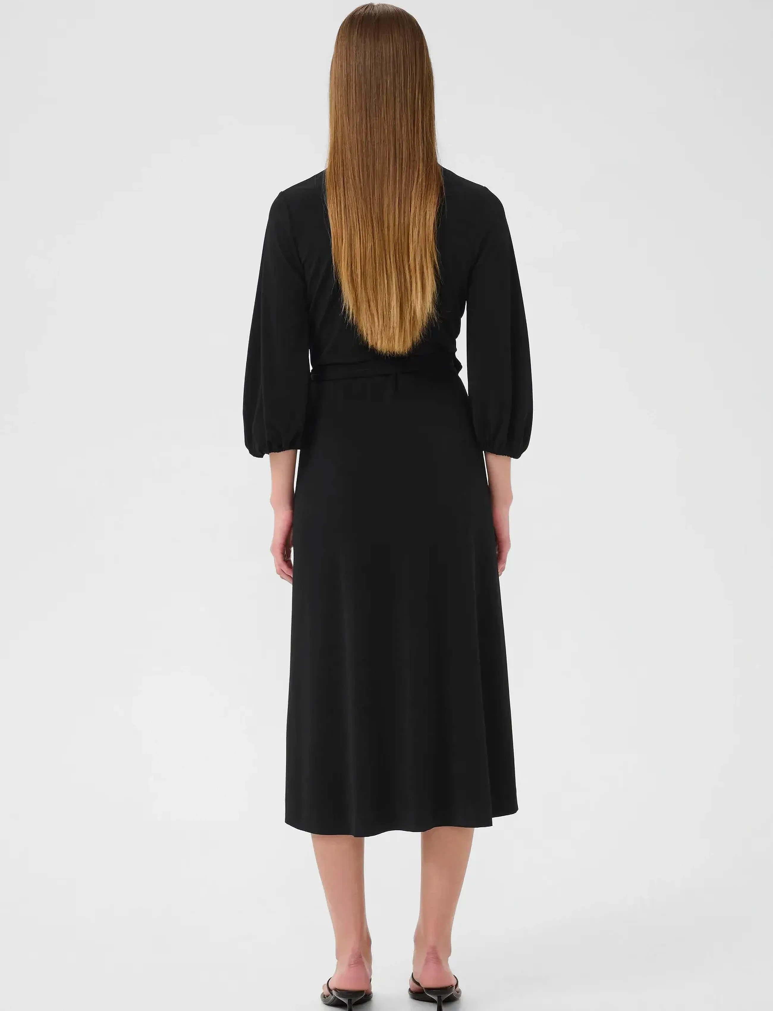 InWear - GaldriaIW Wrap Dress - omslagskjoler - black - 4