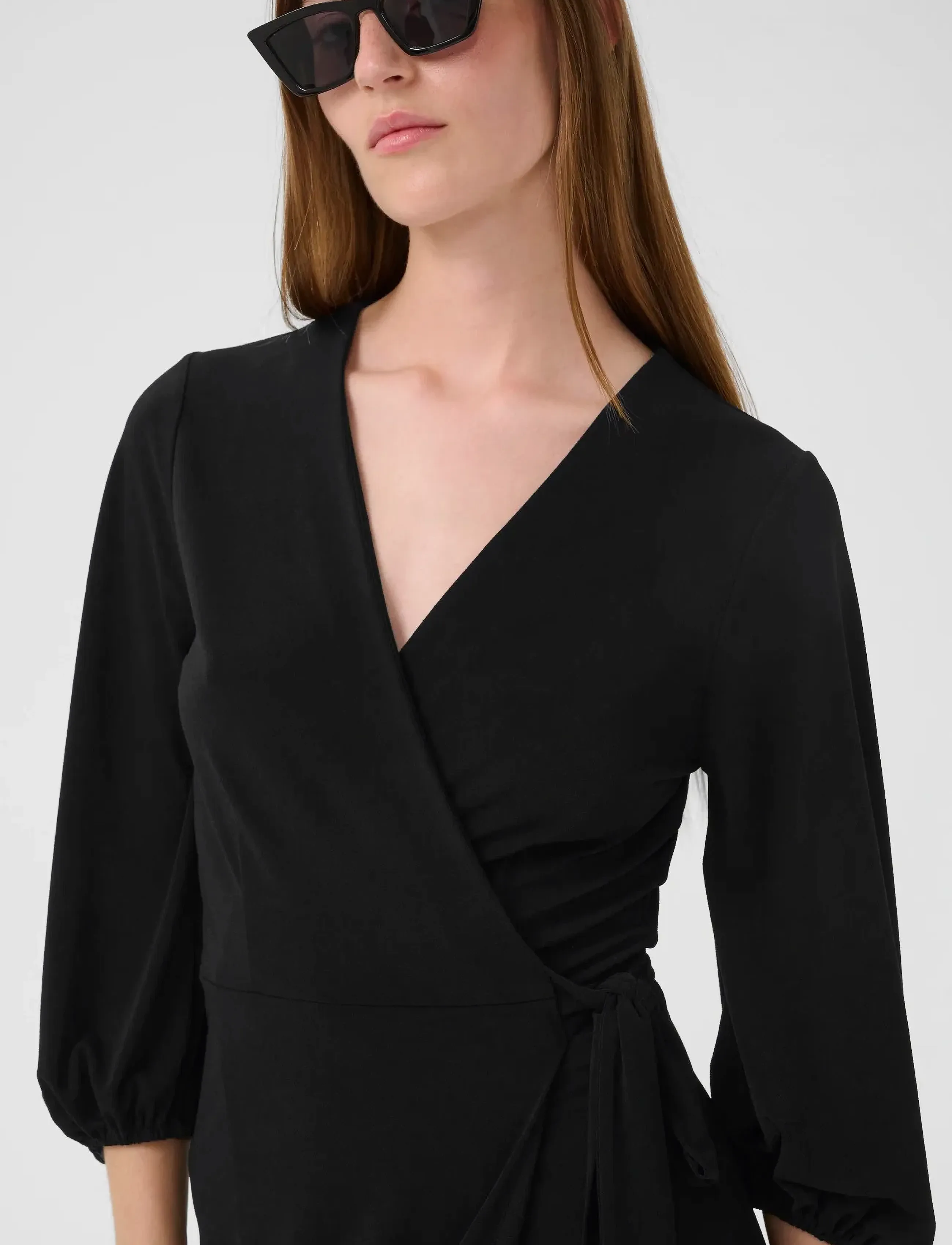 InWear - GaldriaIW Wrap Dress - omslagskjoler - black - 5