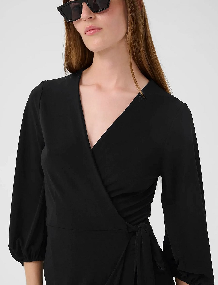 InWear - GaldriaIW Wrap Dress - robes portefeuille - black - 5
