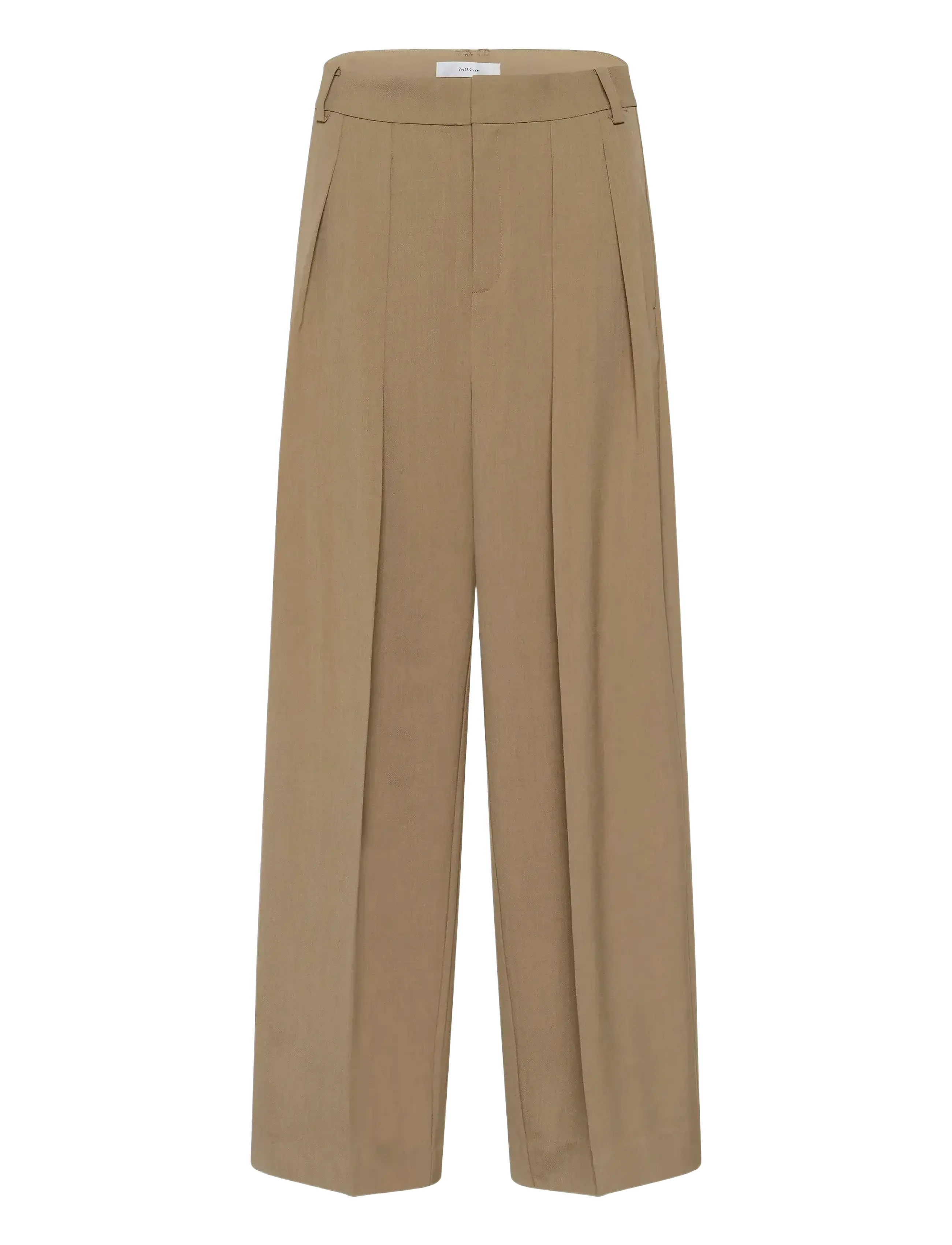 InWear - BriettaIW Wide Pants - bukser med brede ben - tapenade melange - 1