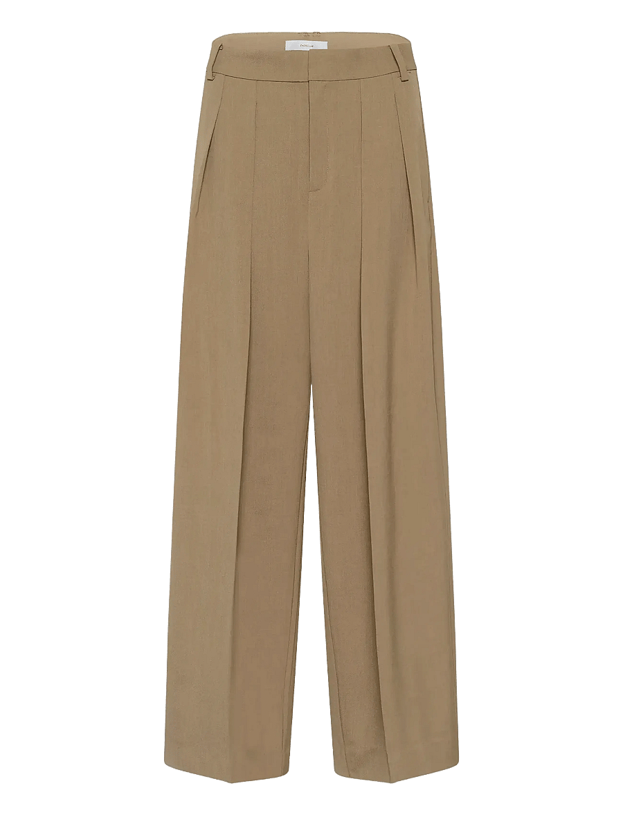 InWear - BriettaIW Wide Pants - spodnie szerokie - tapenade melange - 1