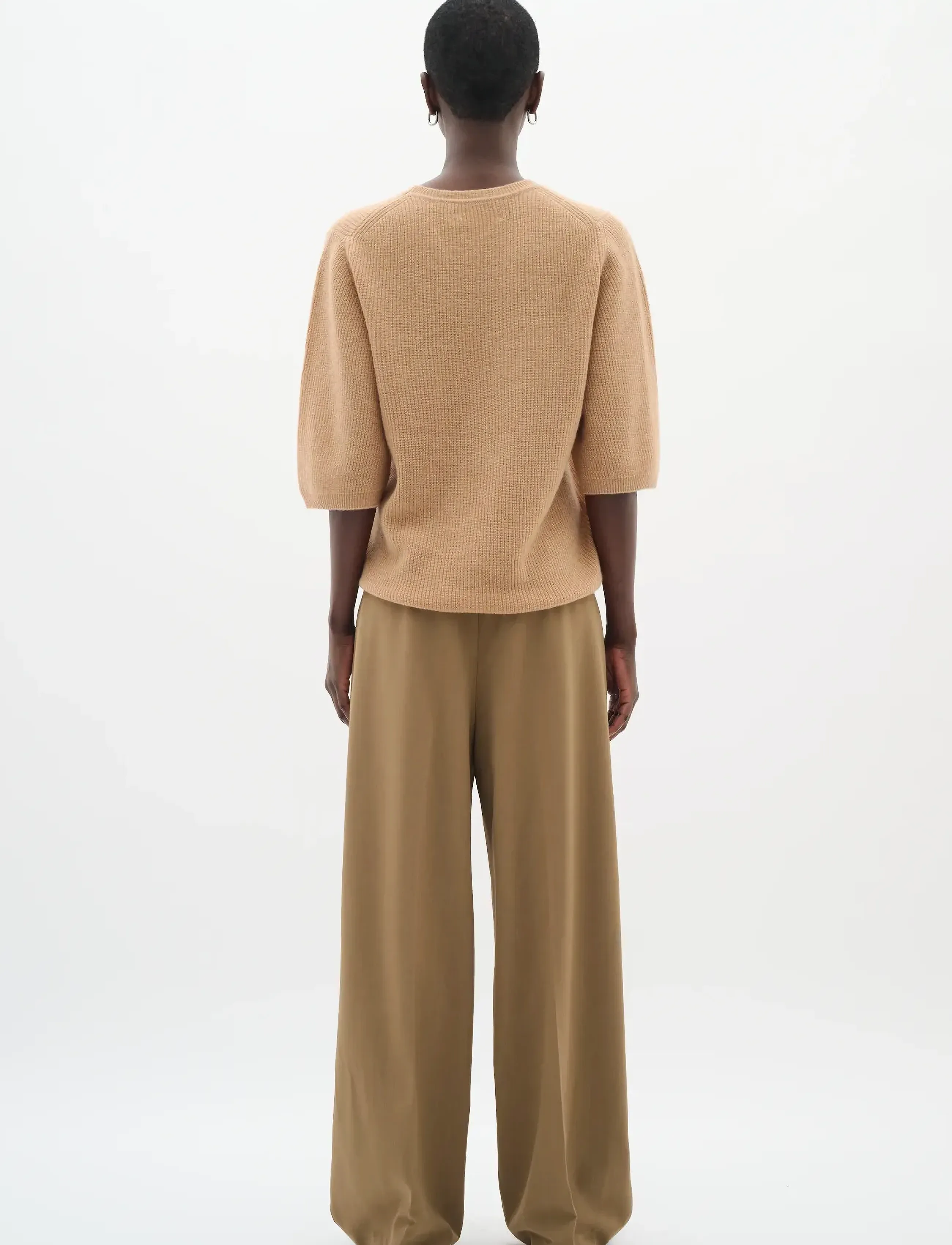 InWear - BriettaIW Wide Pants - bukser med brede ben - tapenade melange - 4