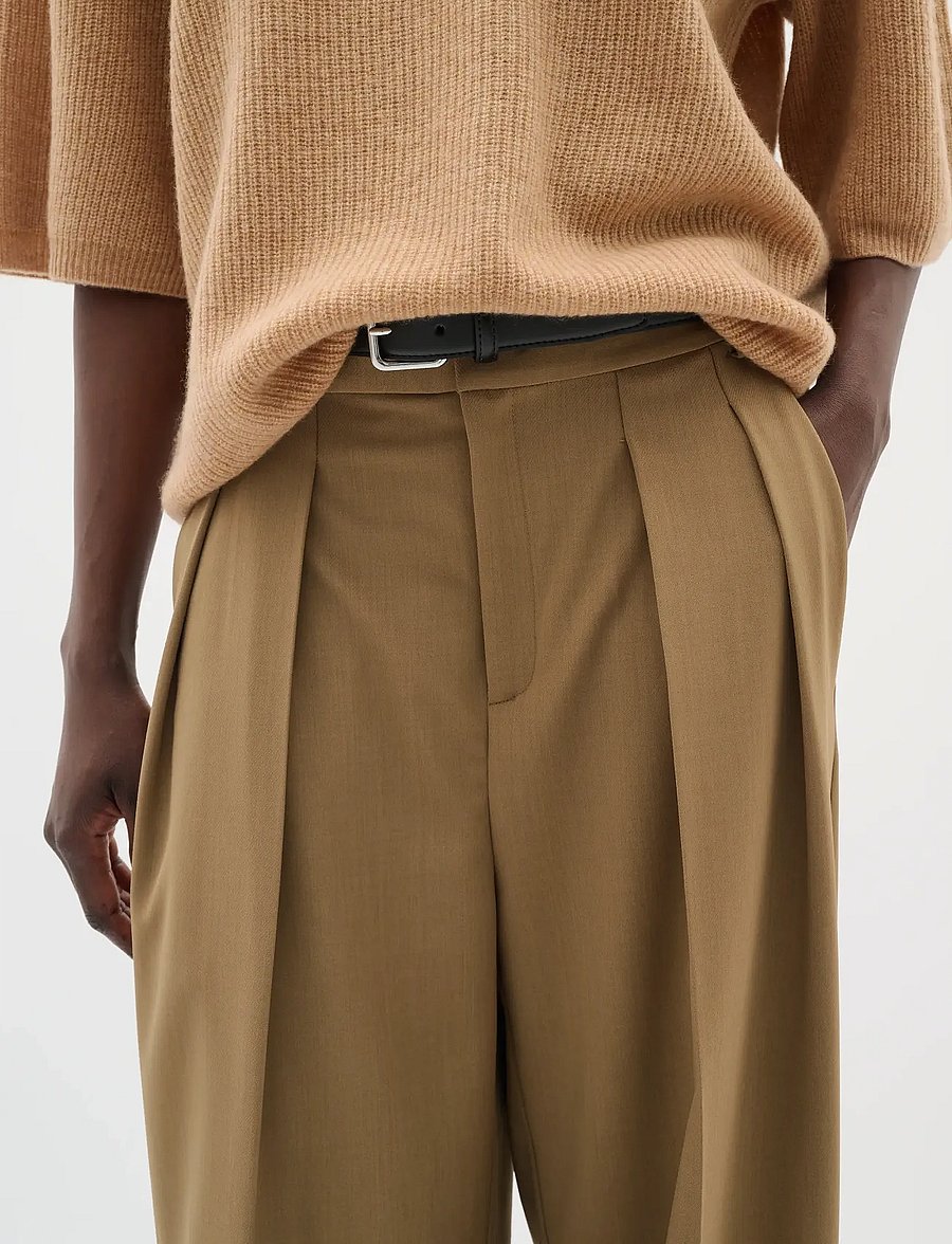 InWear - BriettaIW Wide Pants - spodnie szerokie - tapenade melange - 5