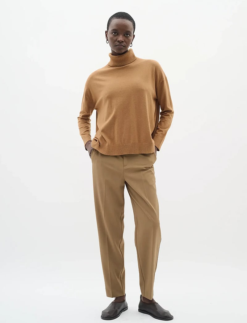 InWear - BriettaIW Cigarette Pants - bukser med lige ben - tapenade melange - 3