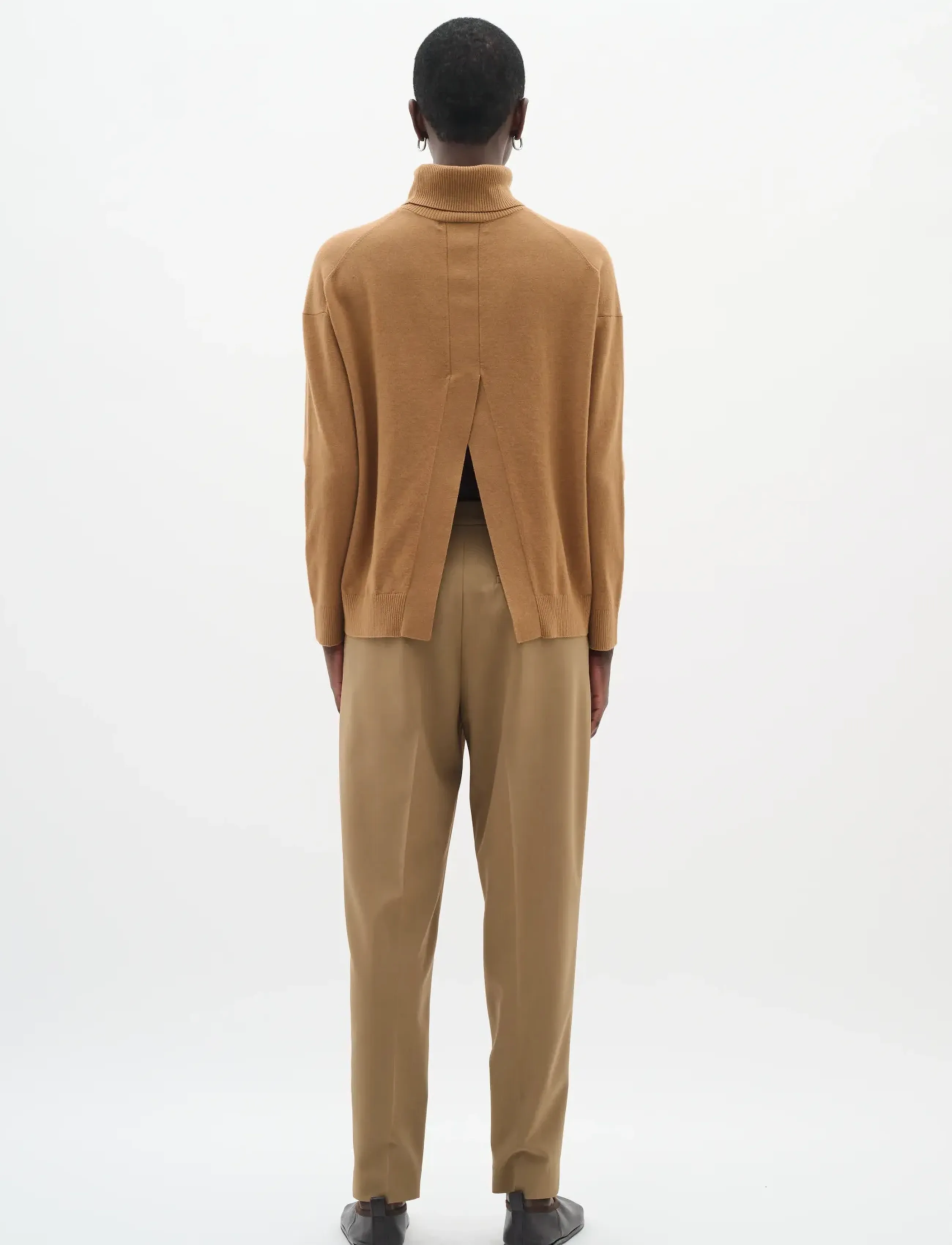 InWear - BriettaIW Cigarette Pants - tiesaus kirpimo kelnės - tapenade melange - 4