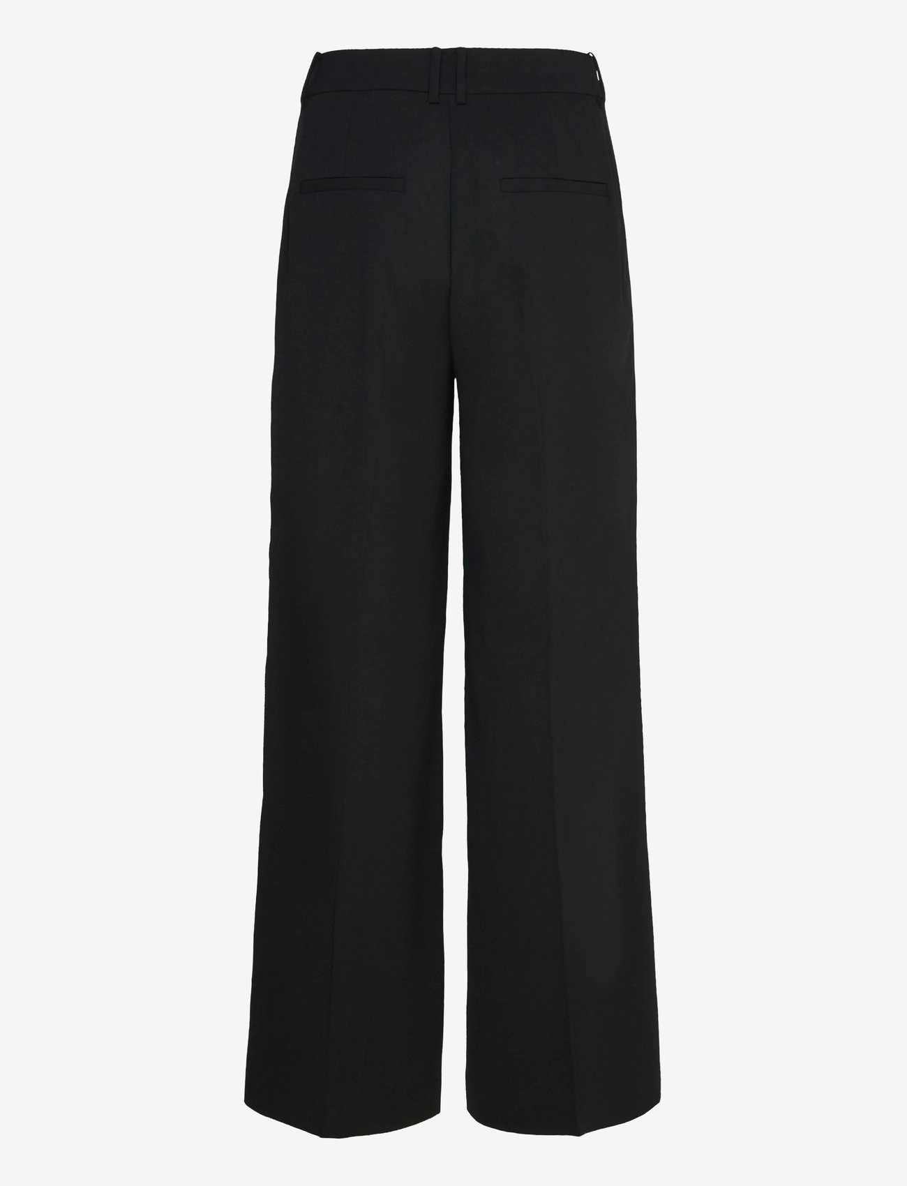 InWear - BRIEZIW SLIT PANTS - hosen mit weitem bein - black - 2