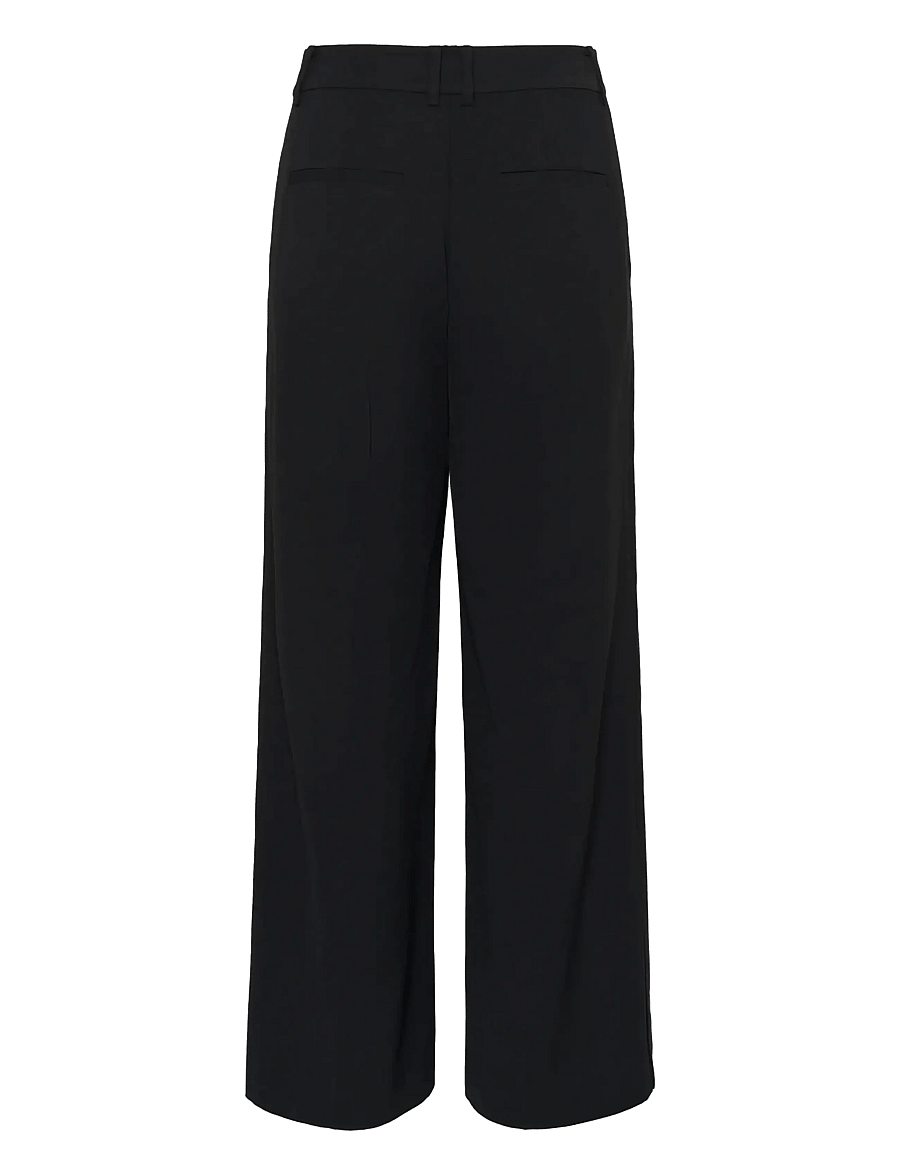 InWear - BRIEZIW SLIT PANTS - laia säärega püksid - black - 2
