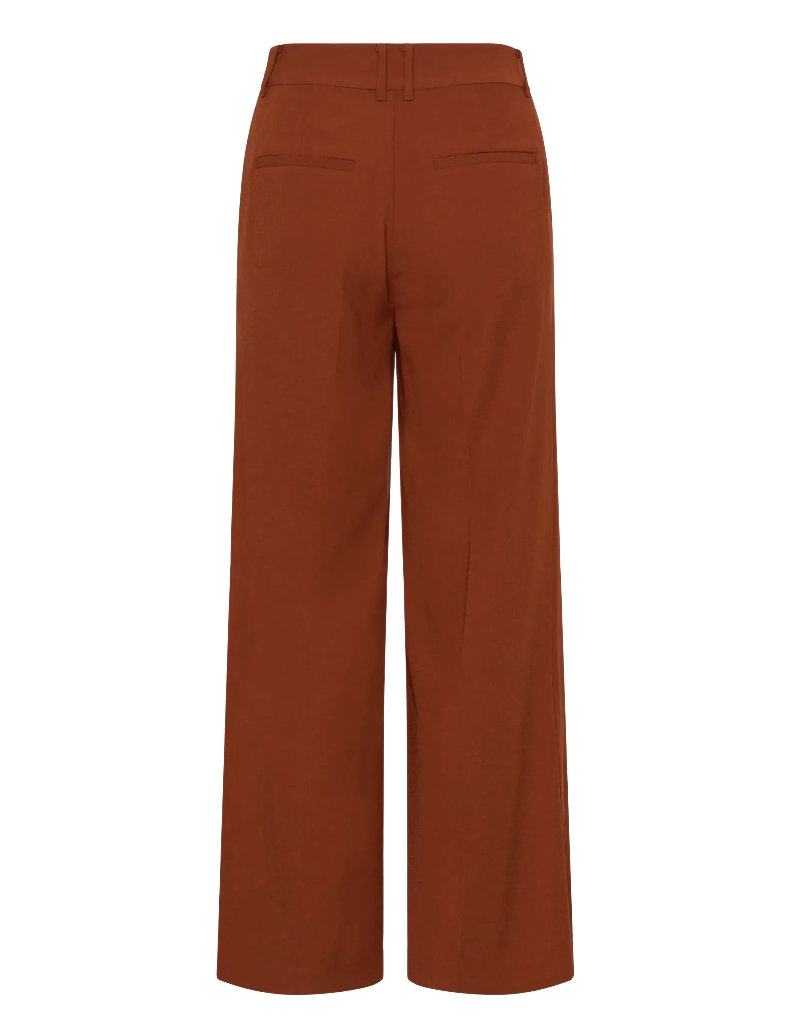InWear - BRIEZIW SLIT PANTS - wide leg trousers - brandy brown - 2