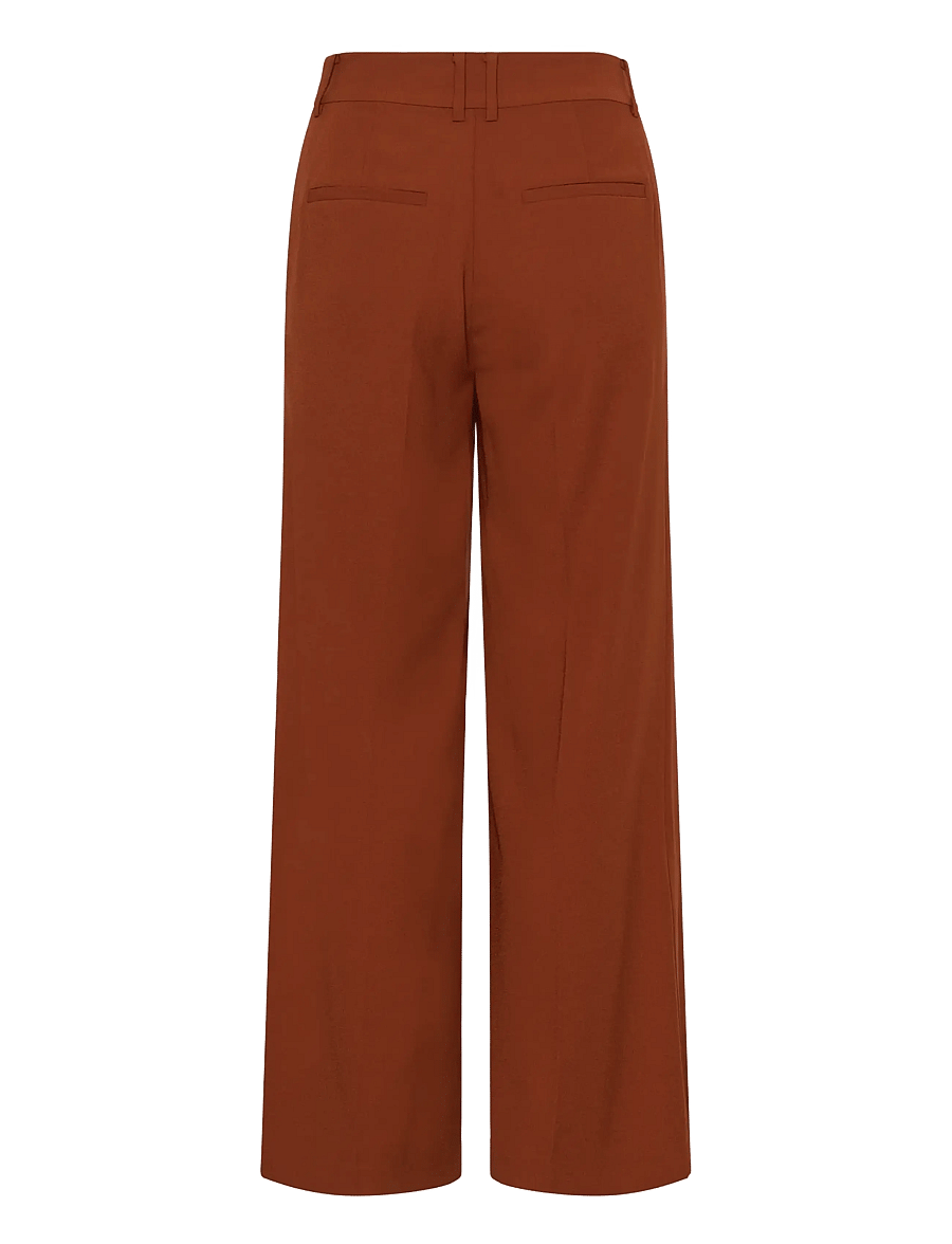 InWear - BRIEZIW SLIT PANTS - laia säärega püksid - brandy brown - 2