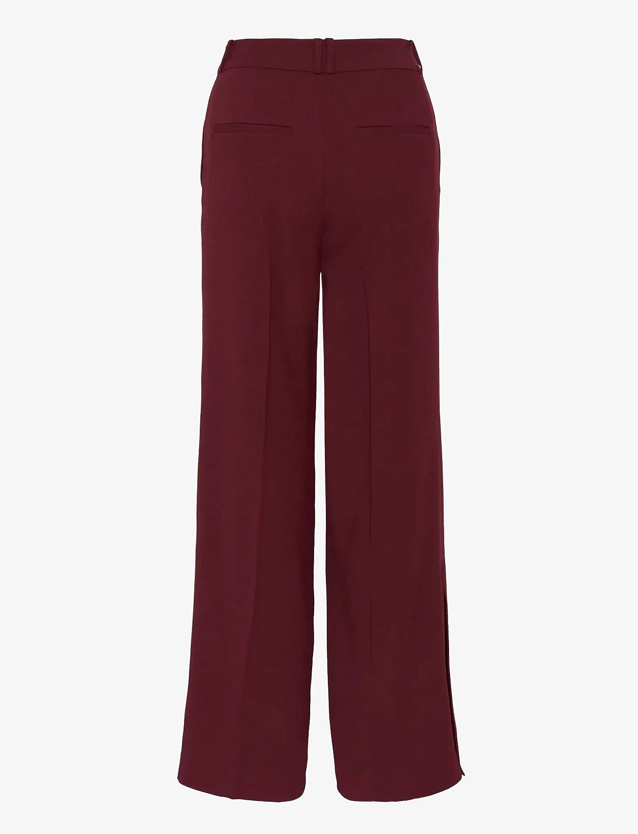 InWear - BRIEZIW SLIT PANTS - laia säärega püksid - cabernet - 2