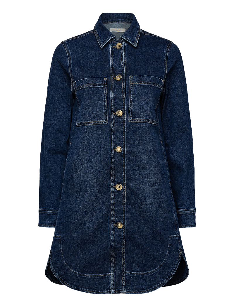 InWear - NanaIW Denim Dress - denim dresses - dark wash denim - 1