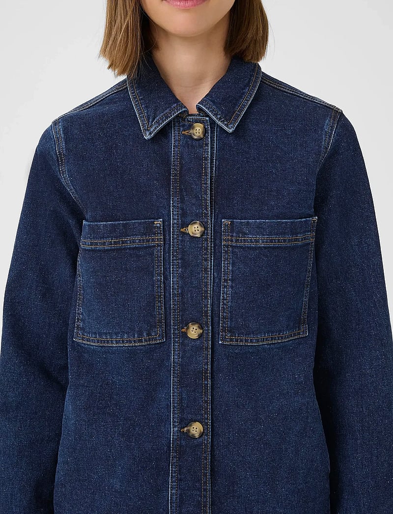 InWear - NanaIW Denim Dress - denim dresses - dark wash denim - 5