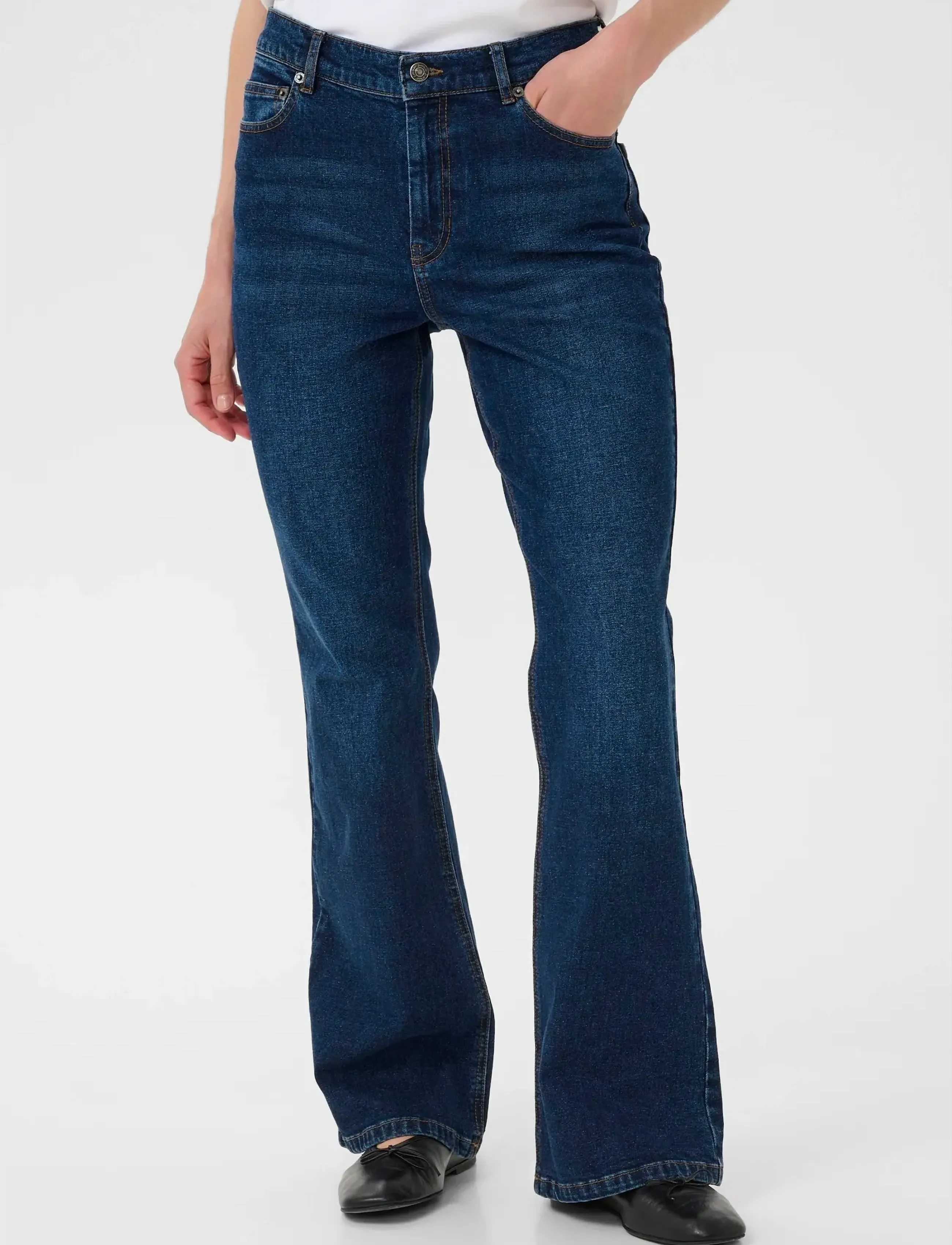 InWear NanaIW Bootcut Jeans - Kläder - DARK WASH DENIM / blue
