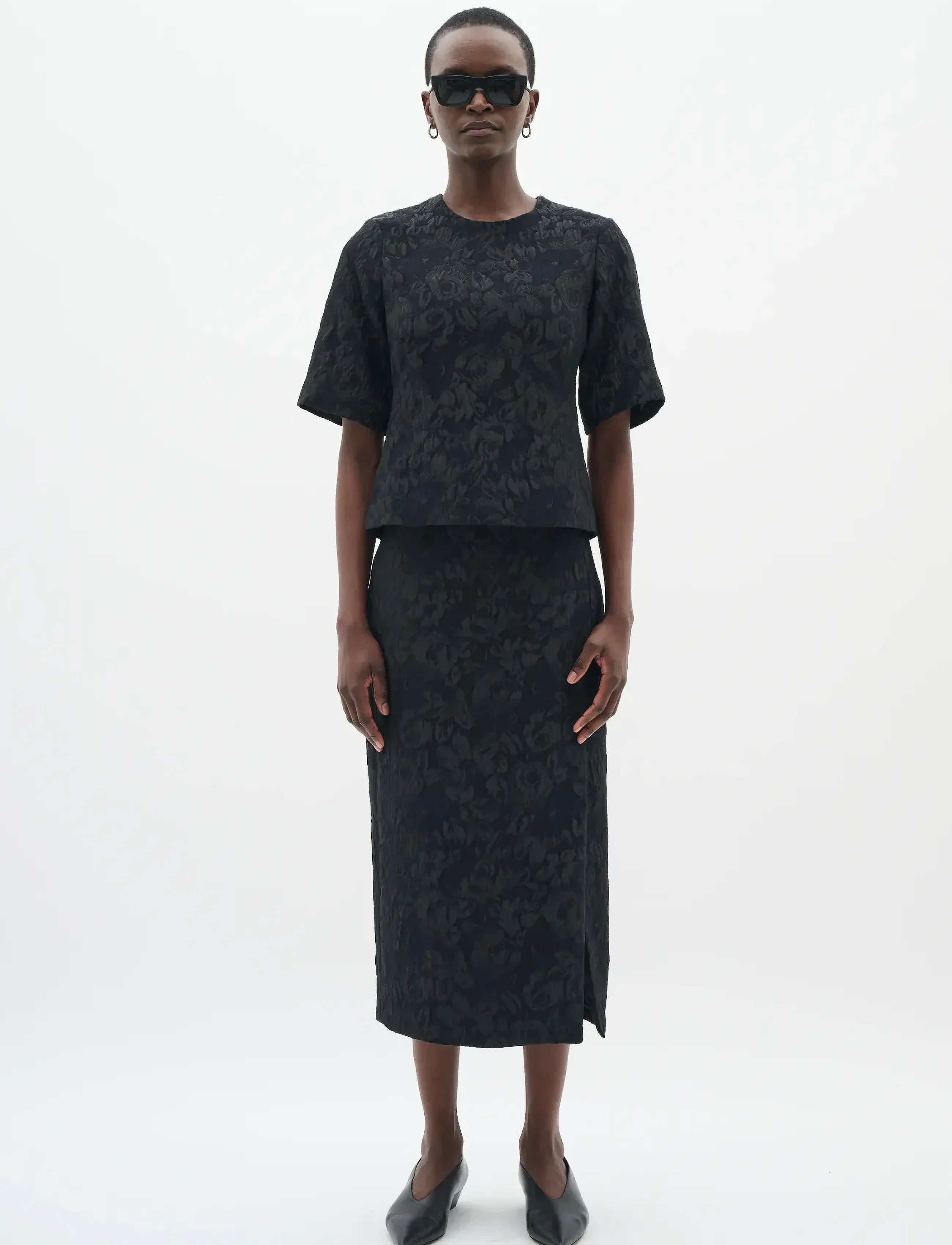 InWear - BriiIW Top - lühikeste varrukatega pluusid - black - 3