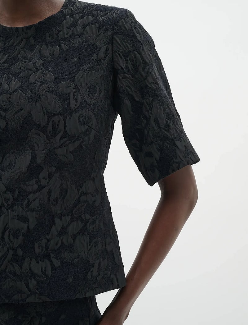 InWear - BriiIW Top - kortærmede bluser - black - 5