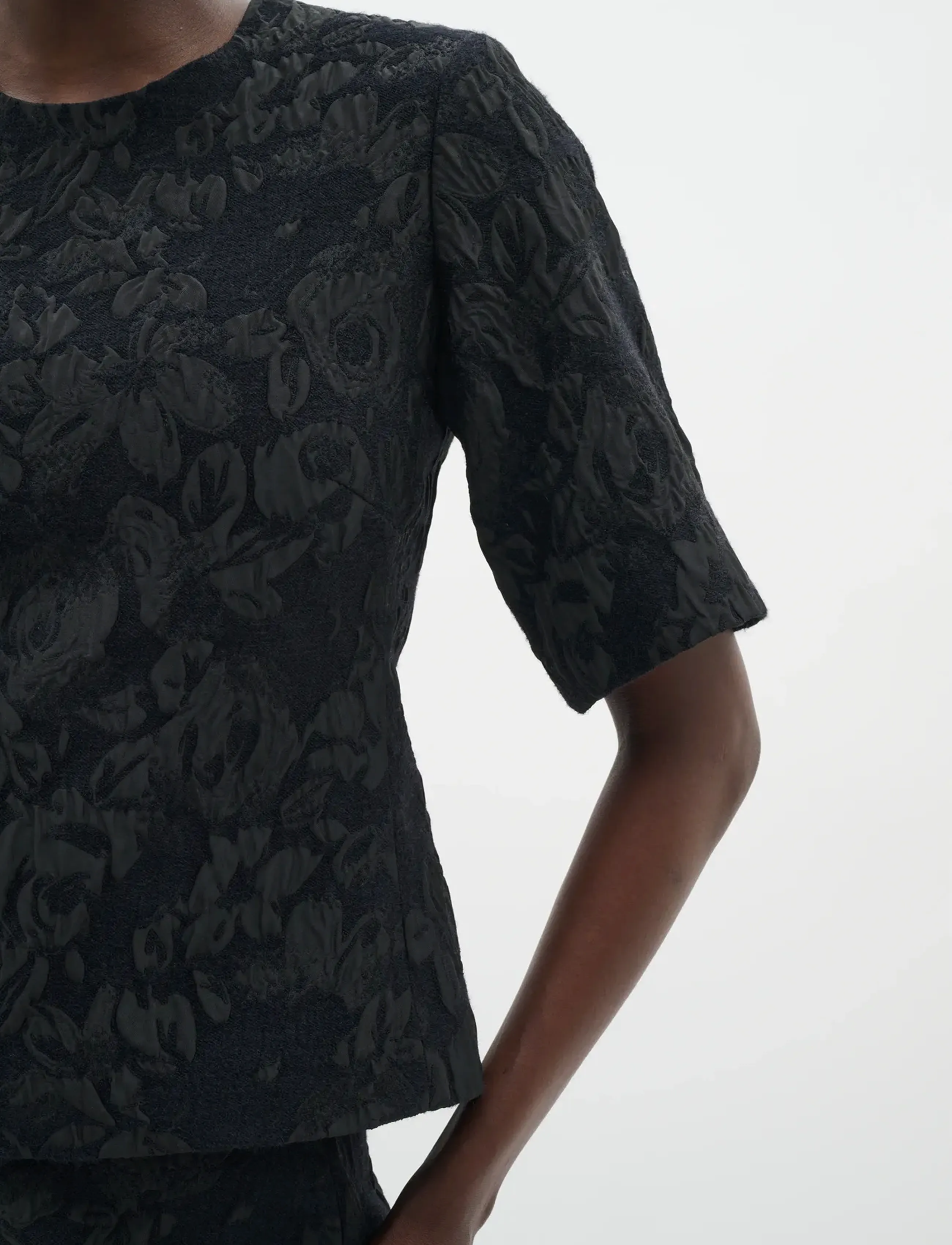 InWear - BriiIW Top - lühikeste varrukatega pluusid - black - 5
