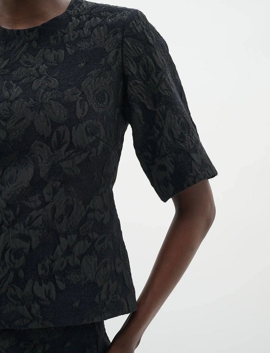 InWear - BriiIW Top - bluzki z krótkim rękawem - black - 5