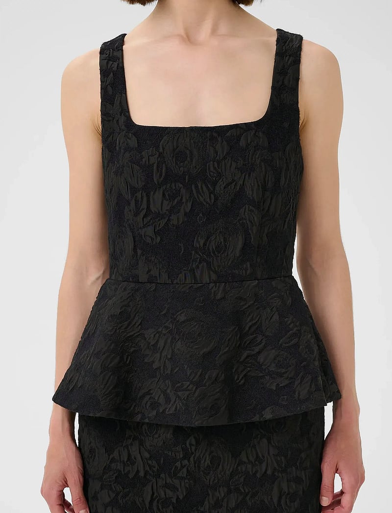 InWear - BriiIW Flounce Dress - cocktailkjoler - black - 5