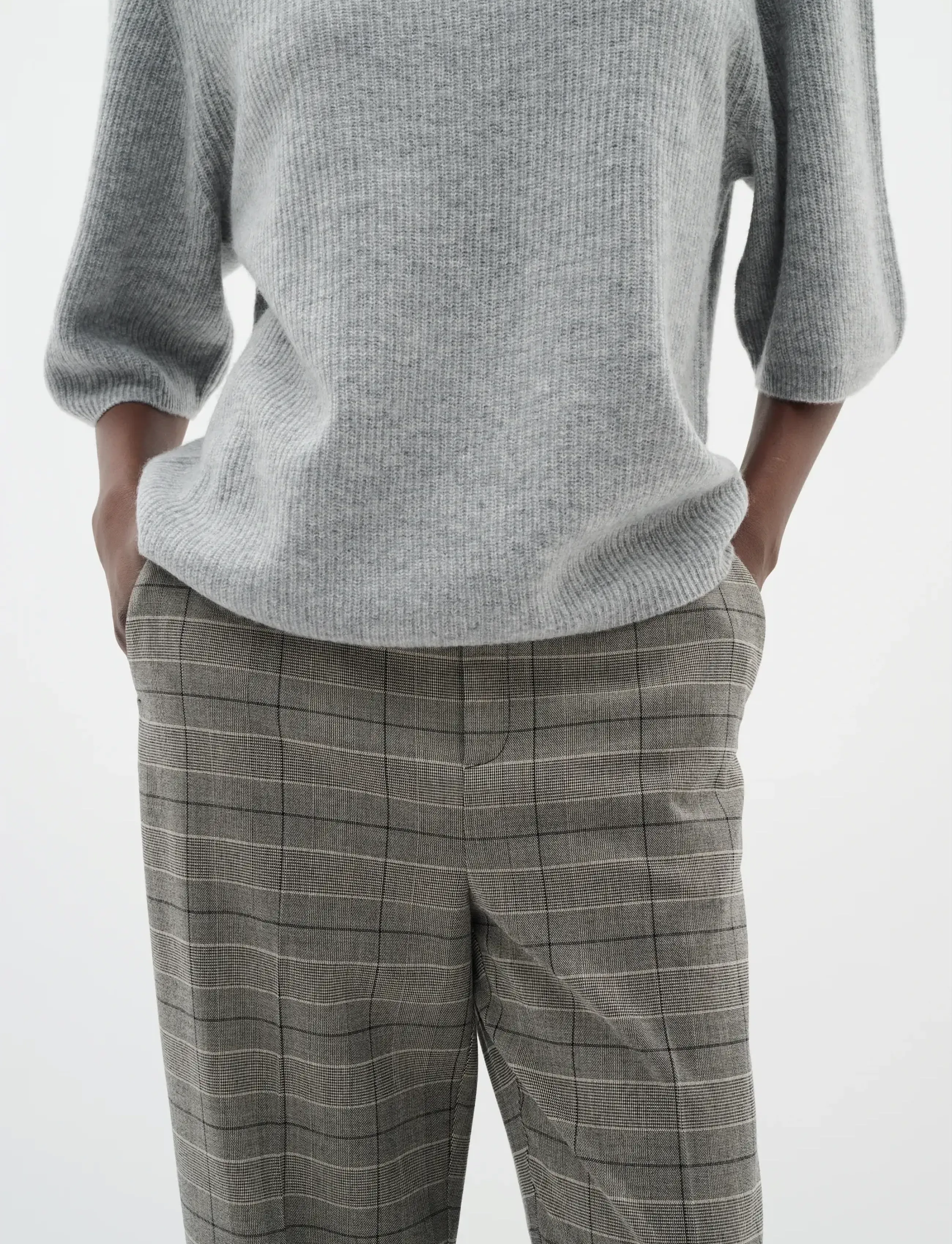 InWear - BroklynIW Cigarette Pant - black / white - 4
