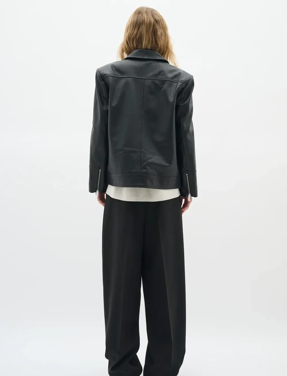 InWear - BryelleIW Wide Pant - vida byxor - black - 4