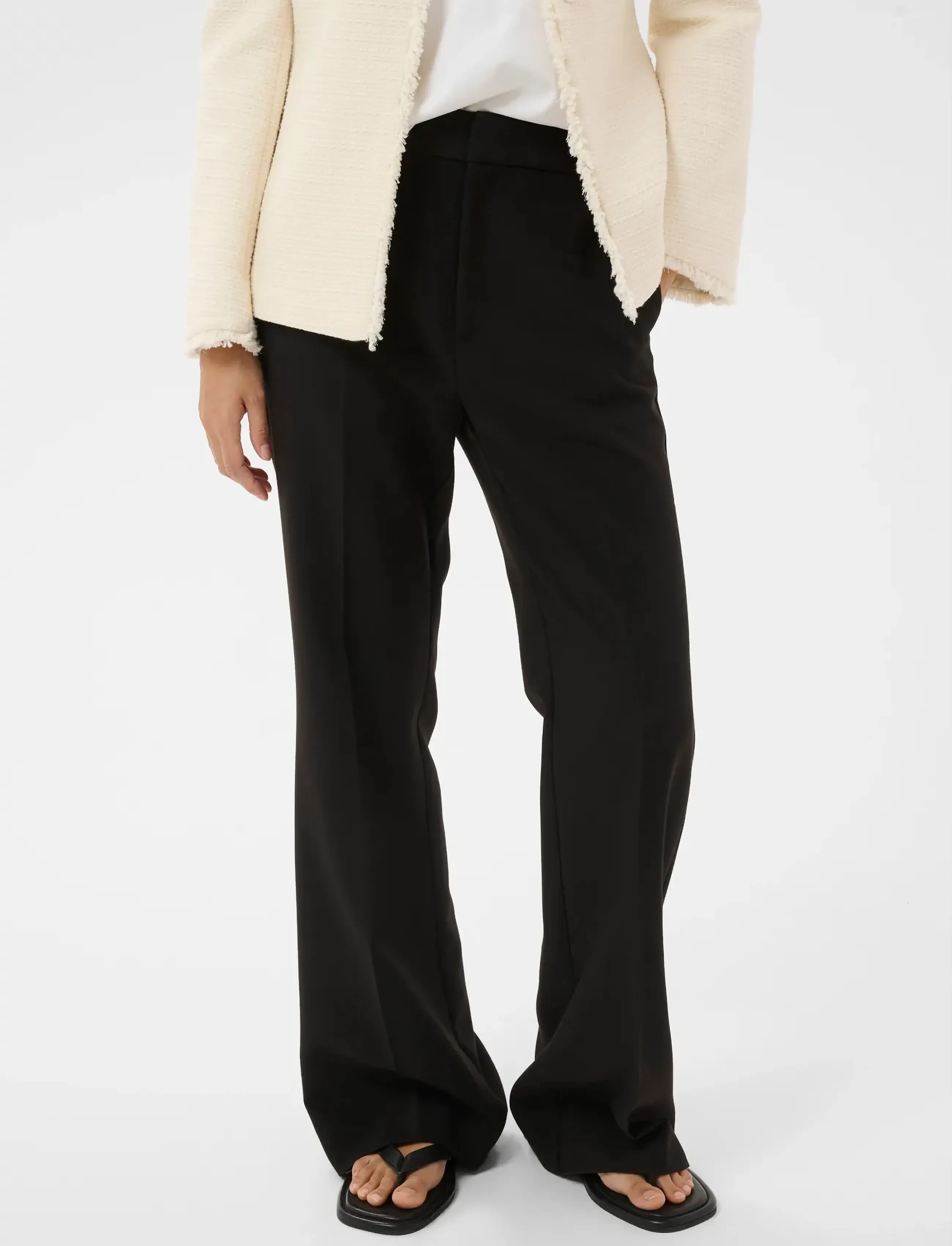 InWear BRYELLEIW BOOTCUT PANT - Kläder - BLACK / black