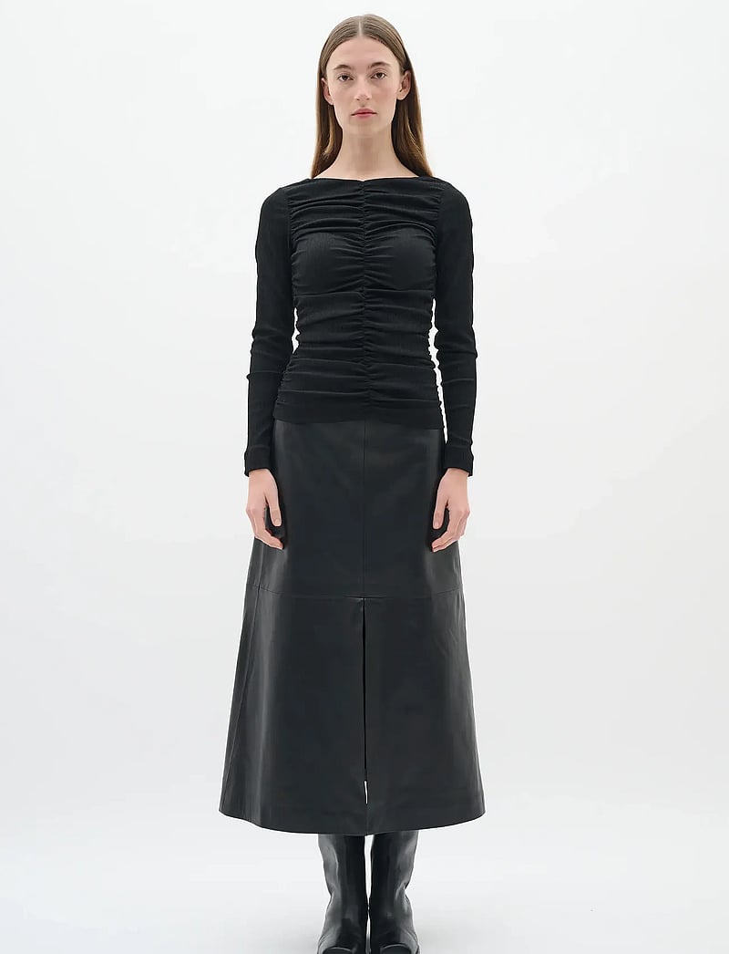 InWear - BrodiaIW Skirt - leather skirts - black - 3