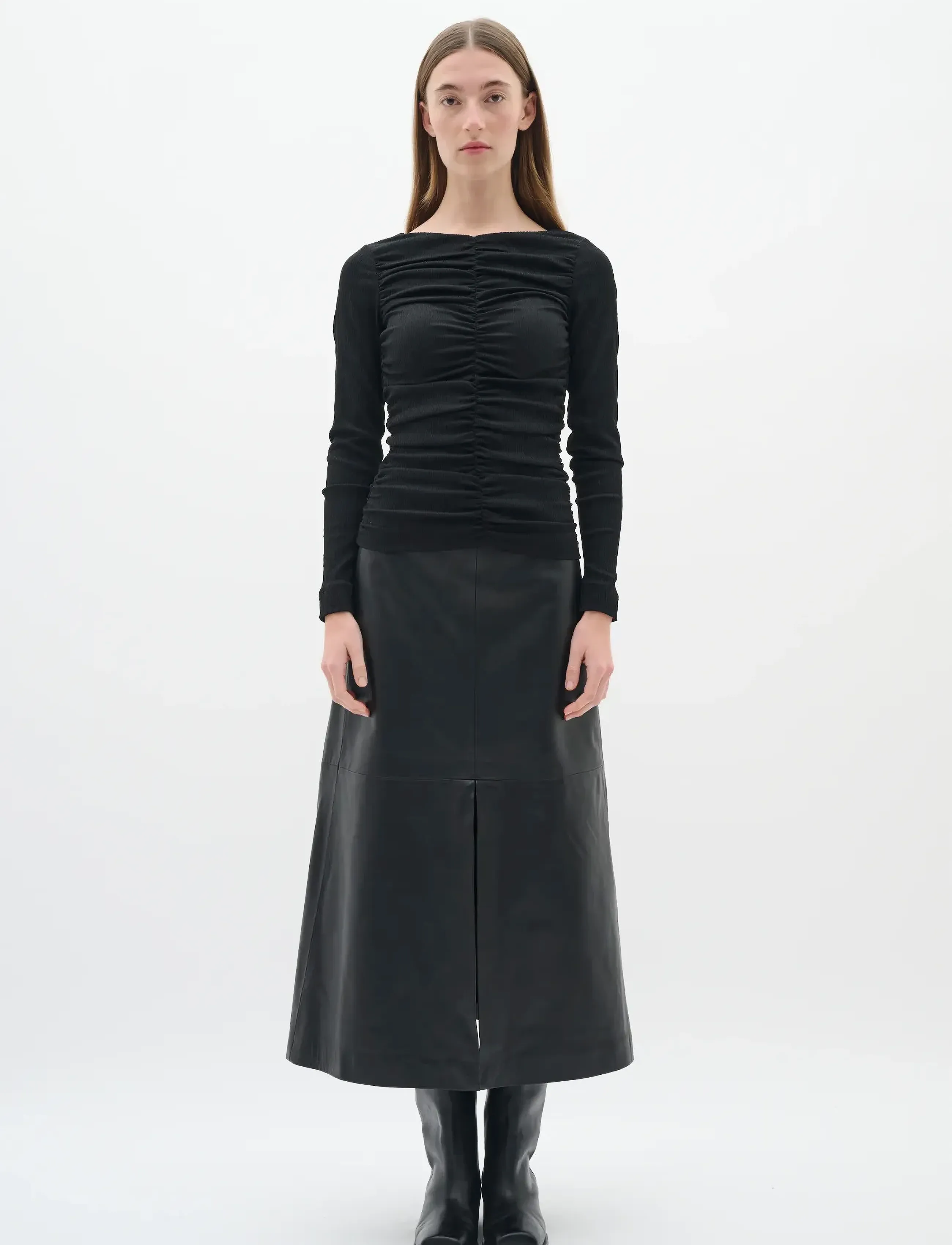 InWear - BrodiaIW Skirt - lædernederdele - black - 3