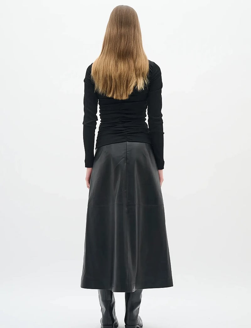 InWear - BrodiaIW Skirt - leather skirts - black - 4