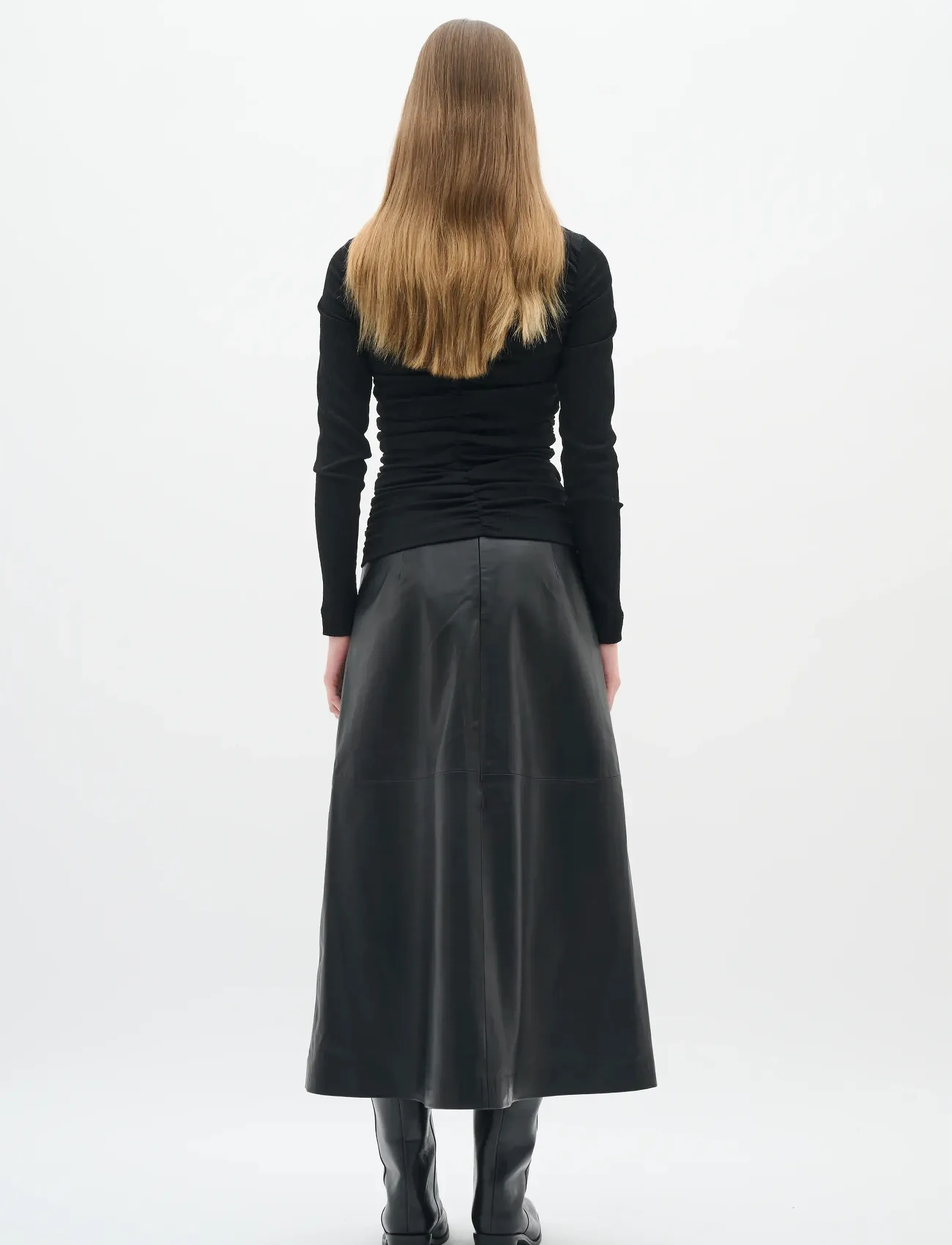 InWear - BrodiaIW Skirt - lædernederdele - black - 4