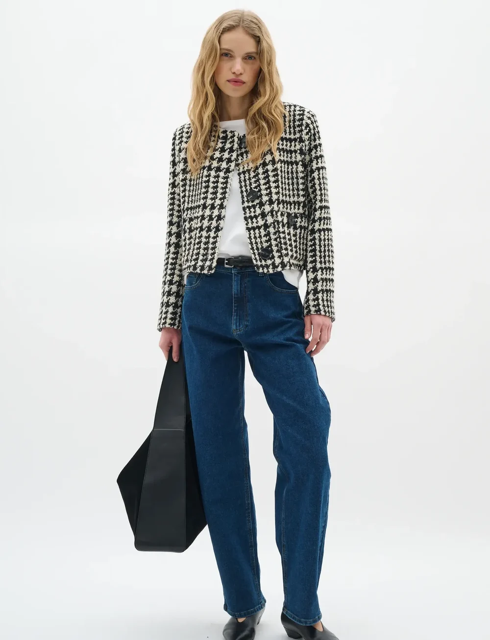 InWear - BryaIW Jacket - uldjakker - black / white - 3