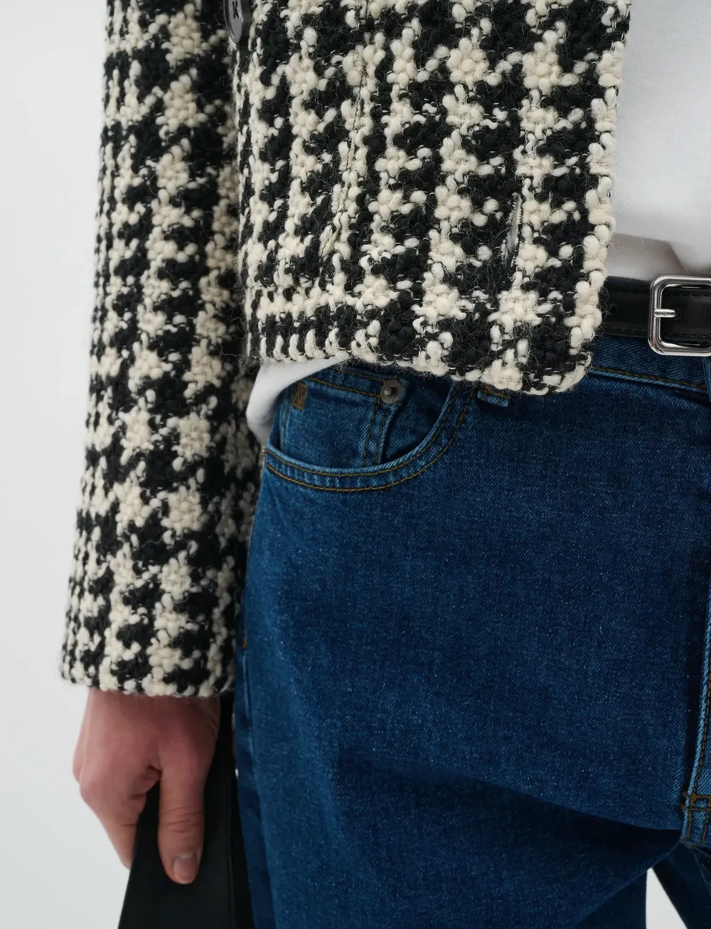 InWear - BryaIW Jacket - uldjakker - black / white - 5