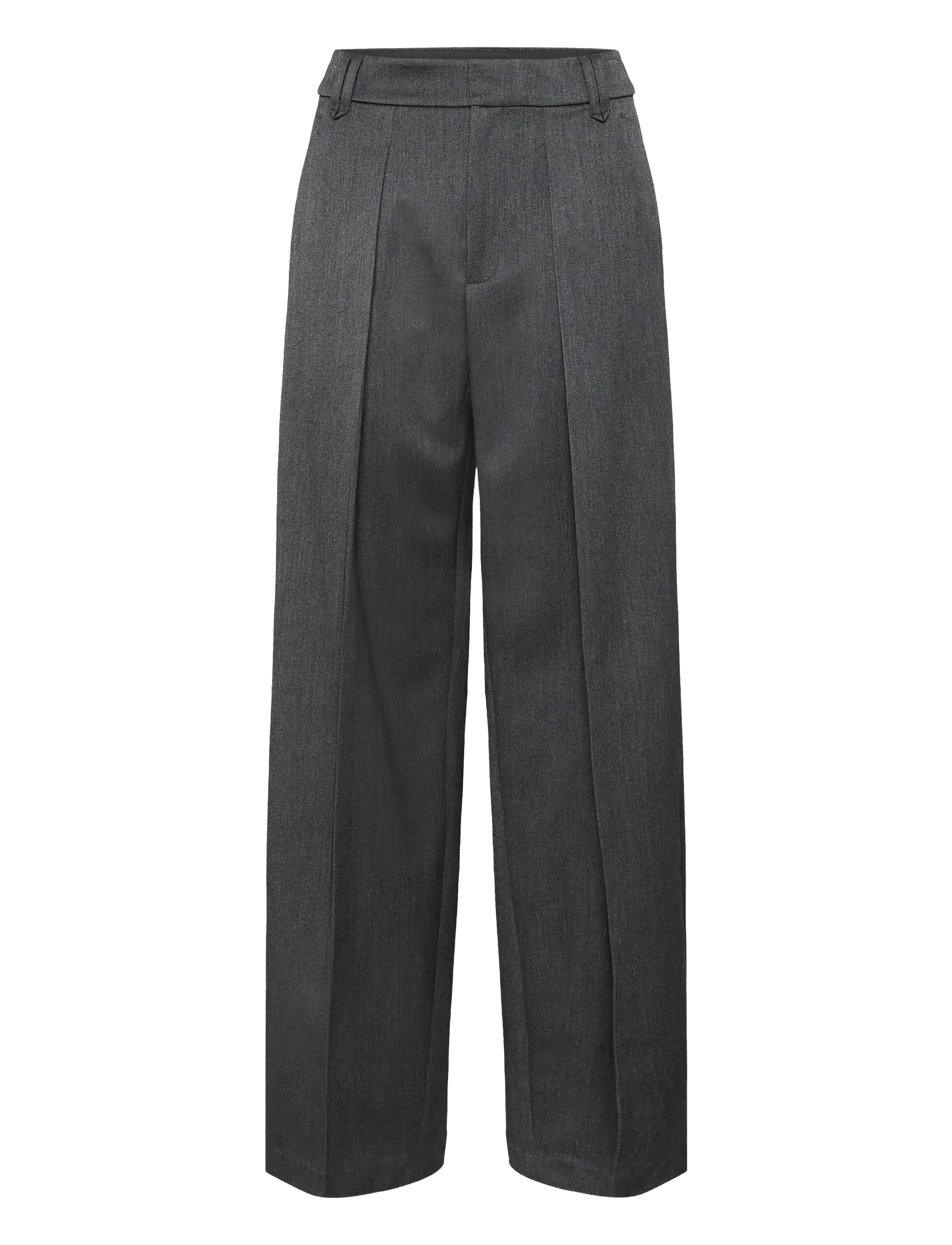 InWear BrunildaIW Wide Pant - Formell - DARK GREY MELANGE / grey
