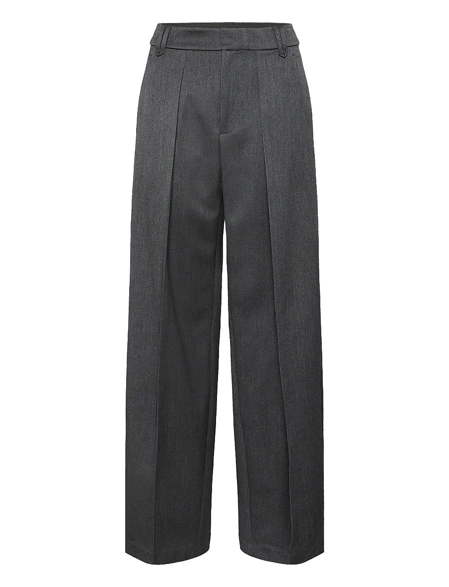 InWear - BrunildaIW Wide Pant - anzugshosen - dark grey melange - 1