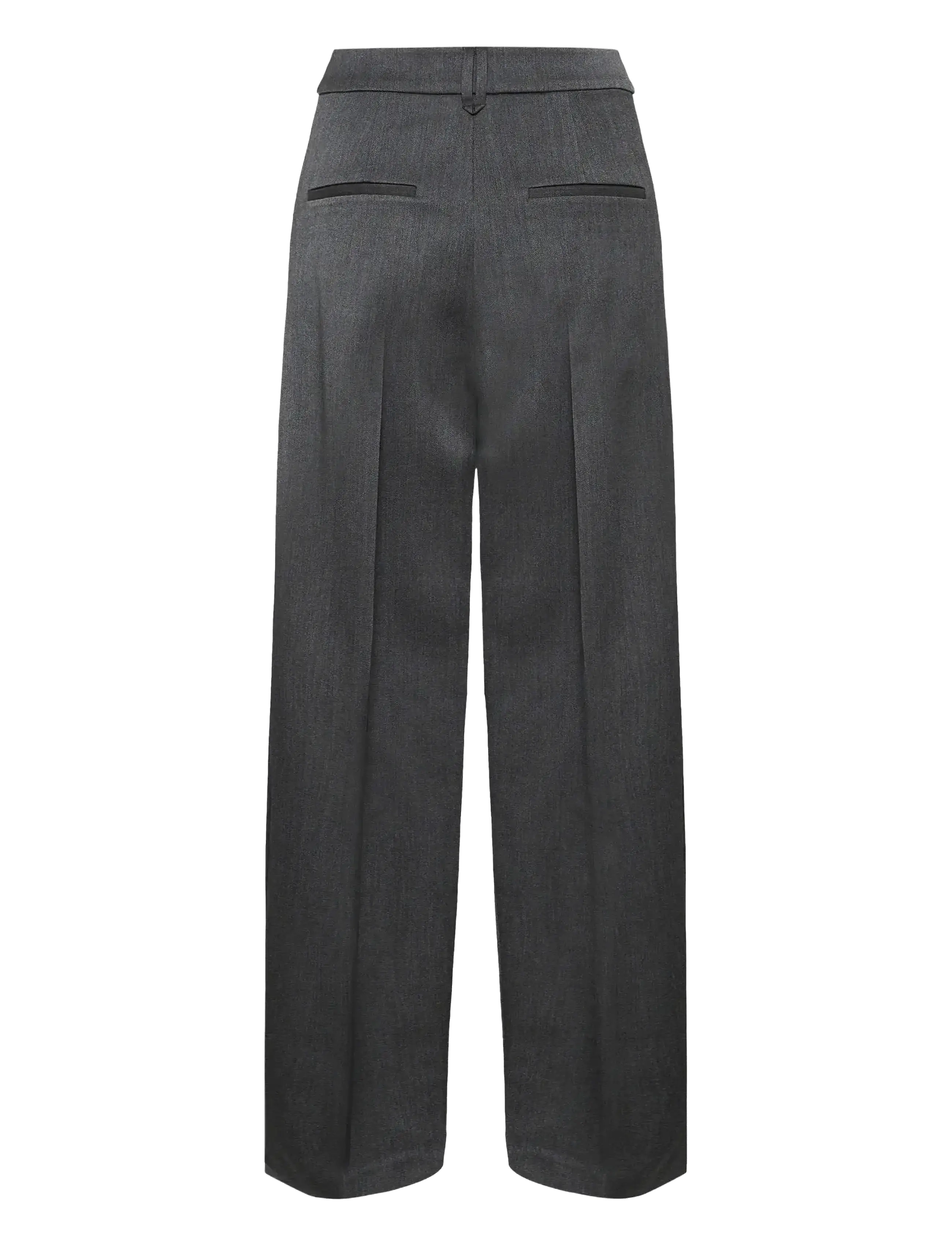 InWear - BrunildaIW Wide Pant - habitbukser - dark grey melange - 2
