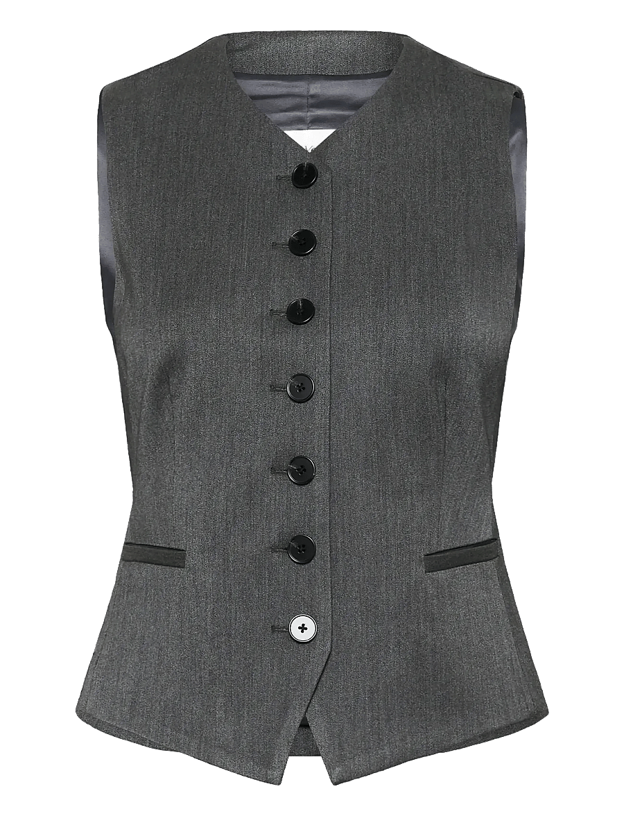InWear - BrunildaIW Waistcoat - dark grey melange - 1