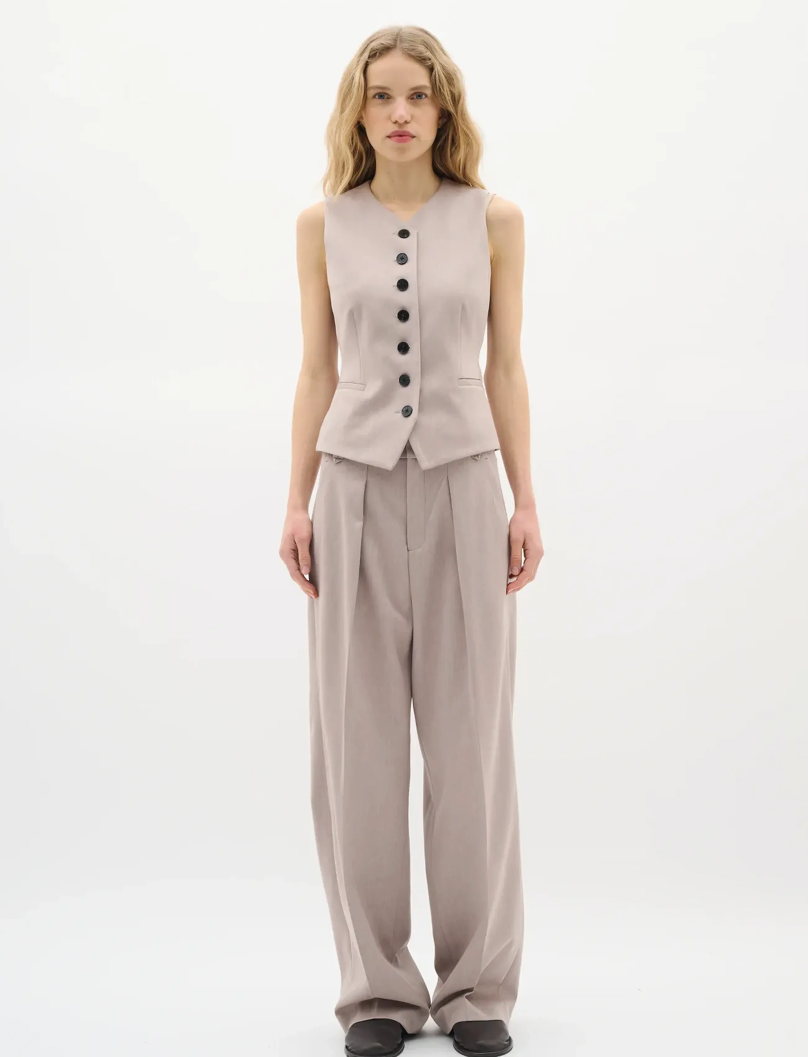 InWear - BrunildaIW Waistcoat - sandy grey melange - 3