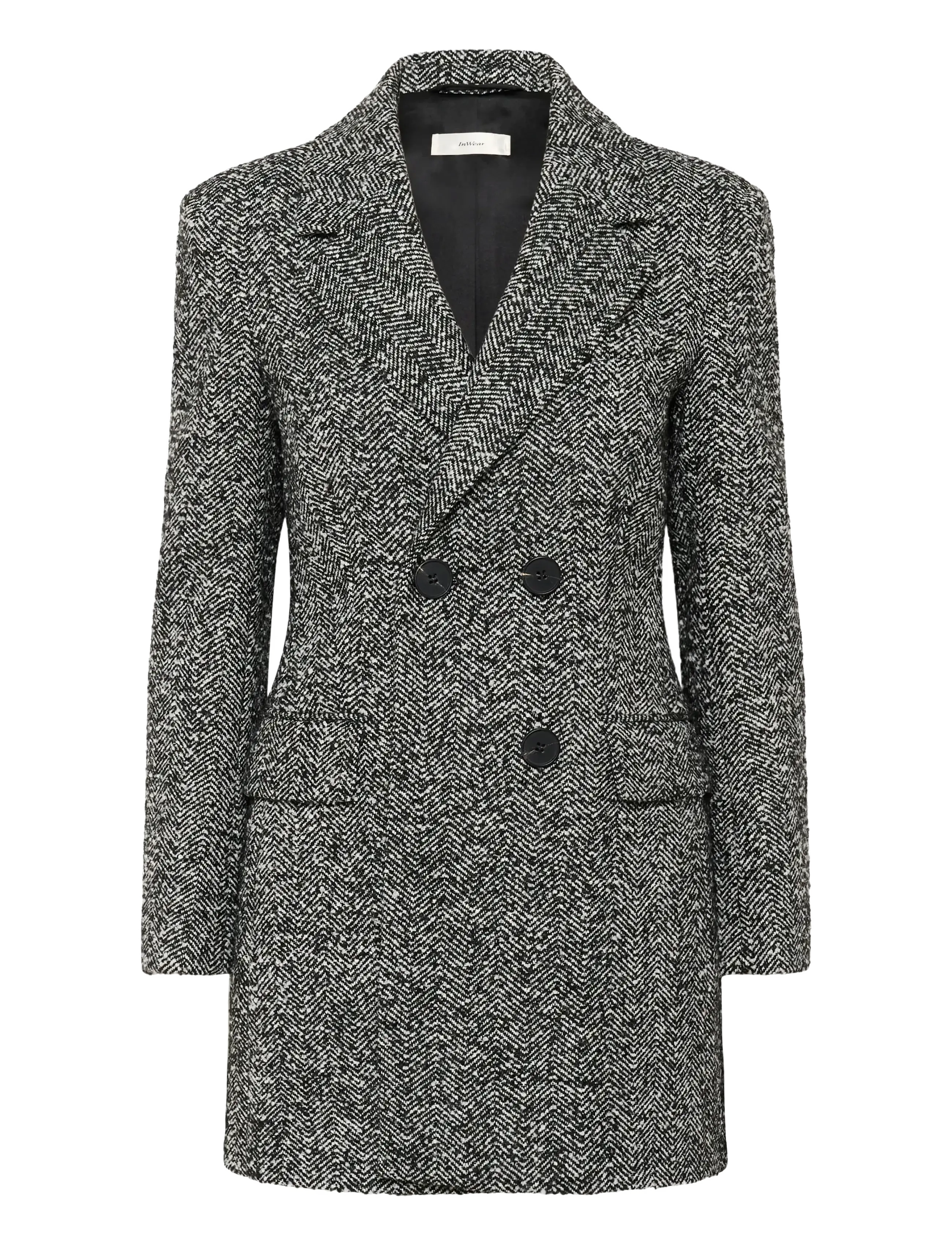 InWear BryannyIW Blazer - Pintsakud - BLACK / WHITE / multi