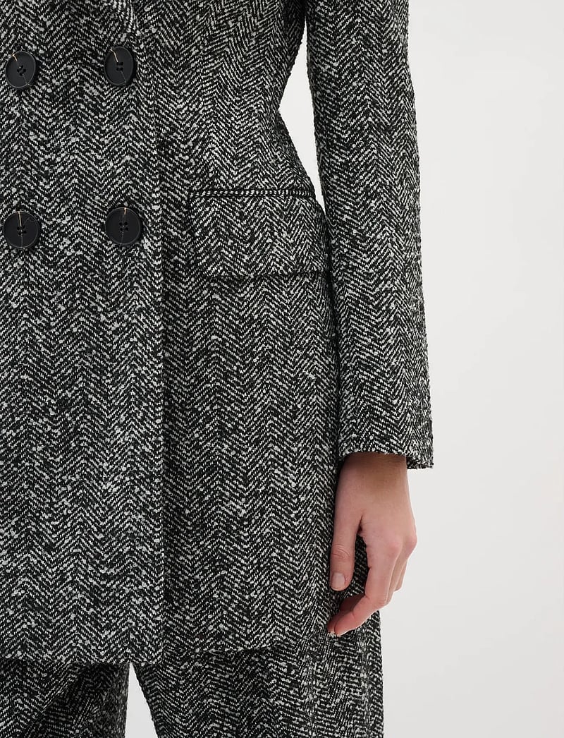 InWear - BryannyIW Blazer - zweireihige blazer - black / white - 5