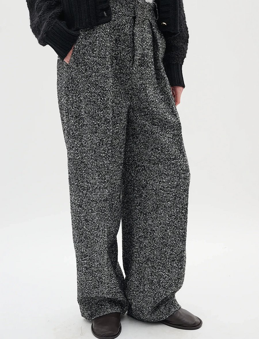 InWear - BryannyIW Pant - vide bukser - black / white - 0