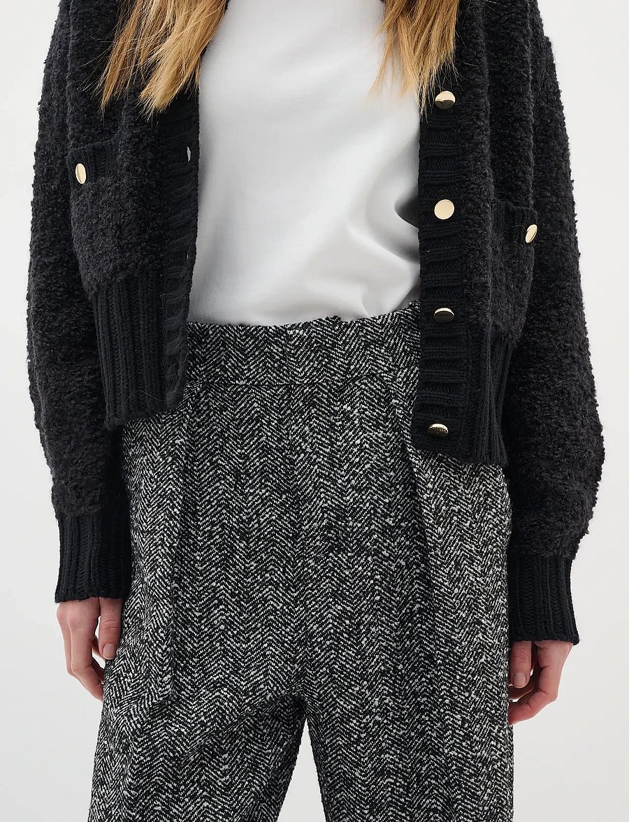 InWear - BryannyIW Pant - vide bukser - black / white - 5