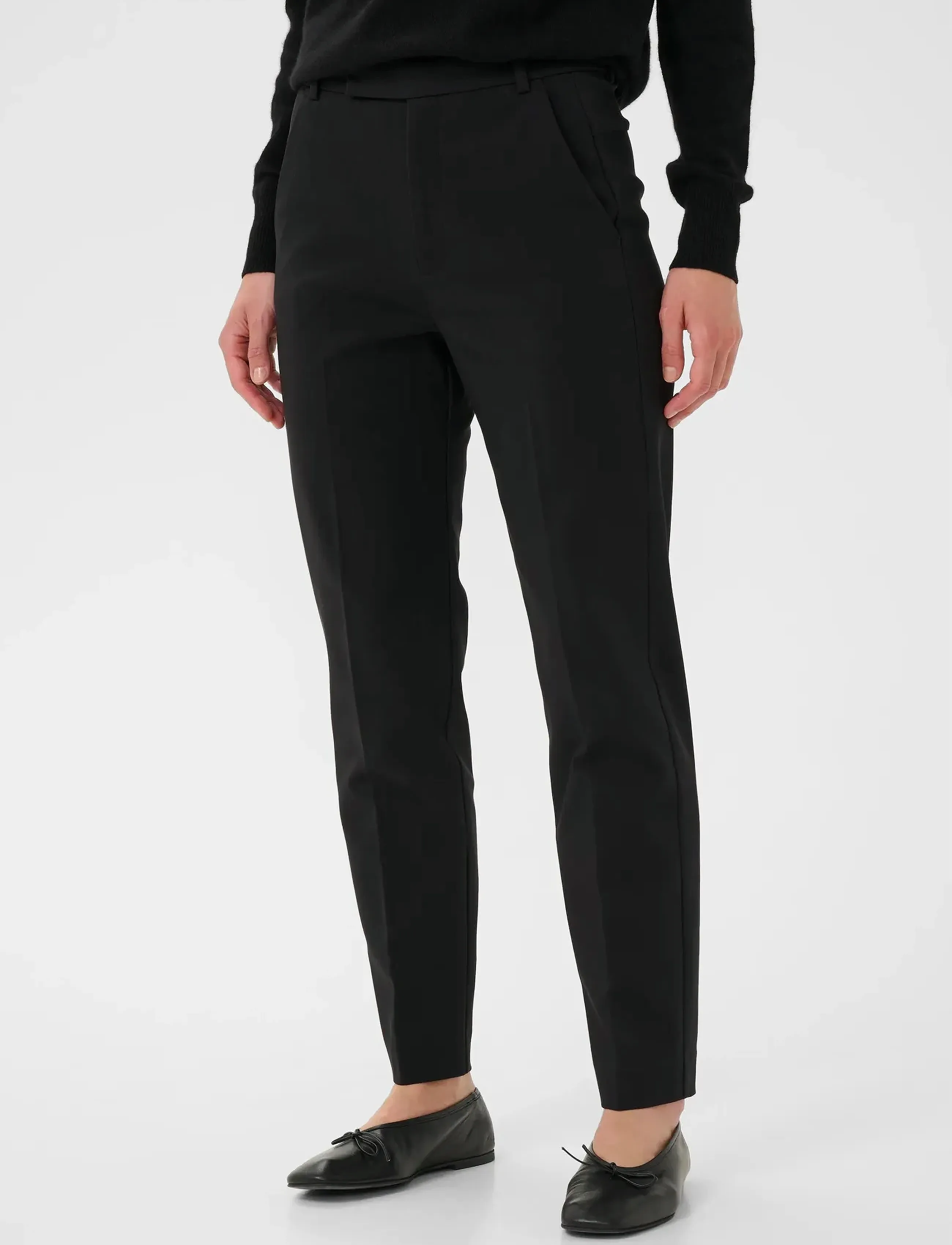 InWear - ZiggiIW Tapered Pant - puvunhousut - black - 1
