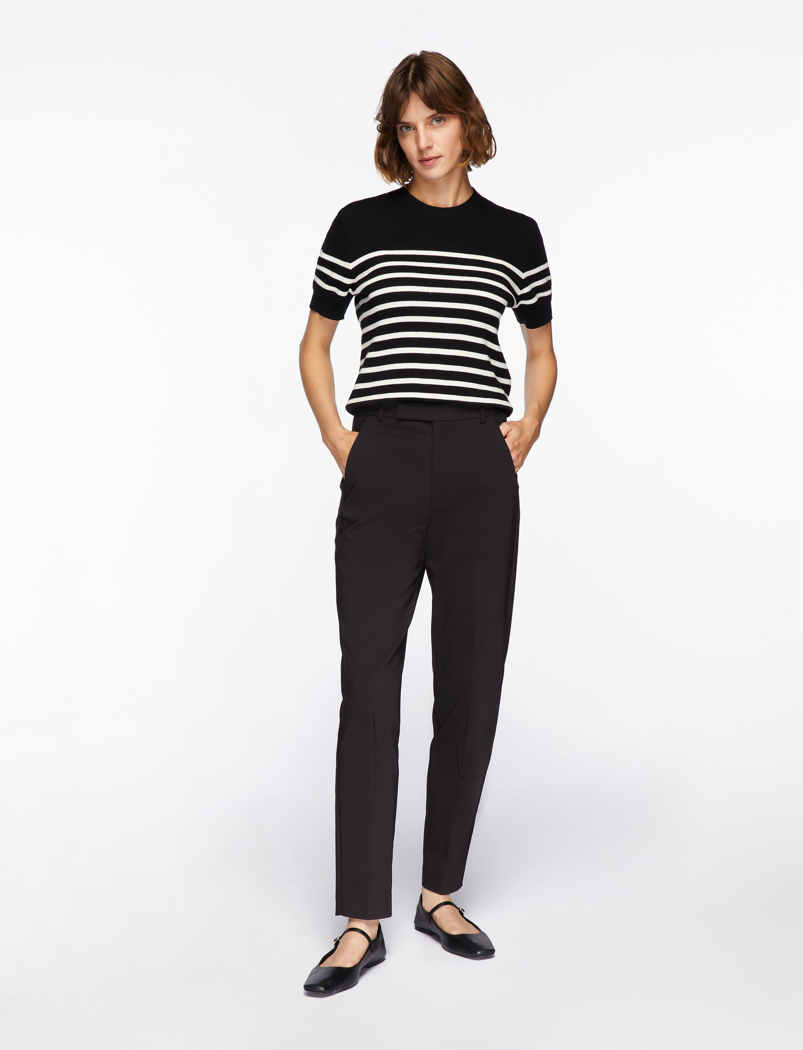InWear - ZiggiIW Tapered Pant - puvunhousut - black - 3