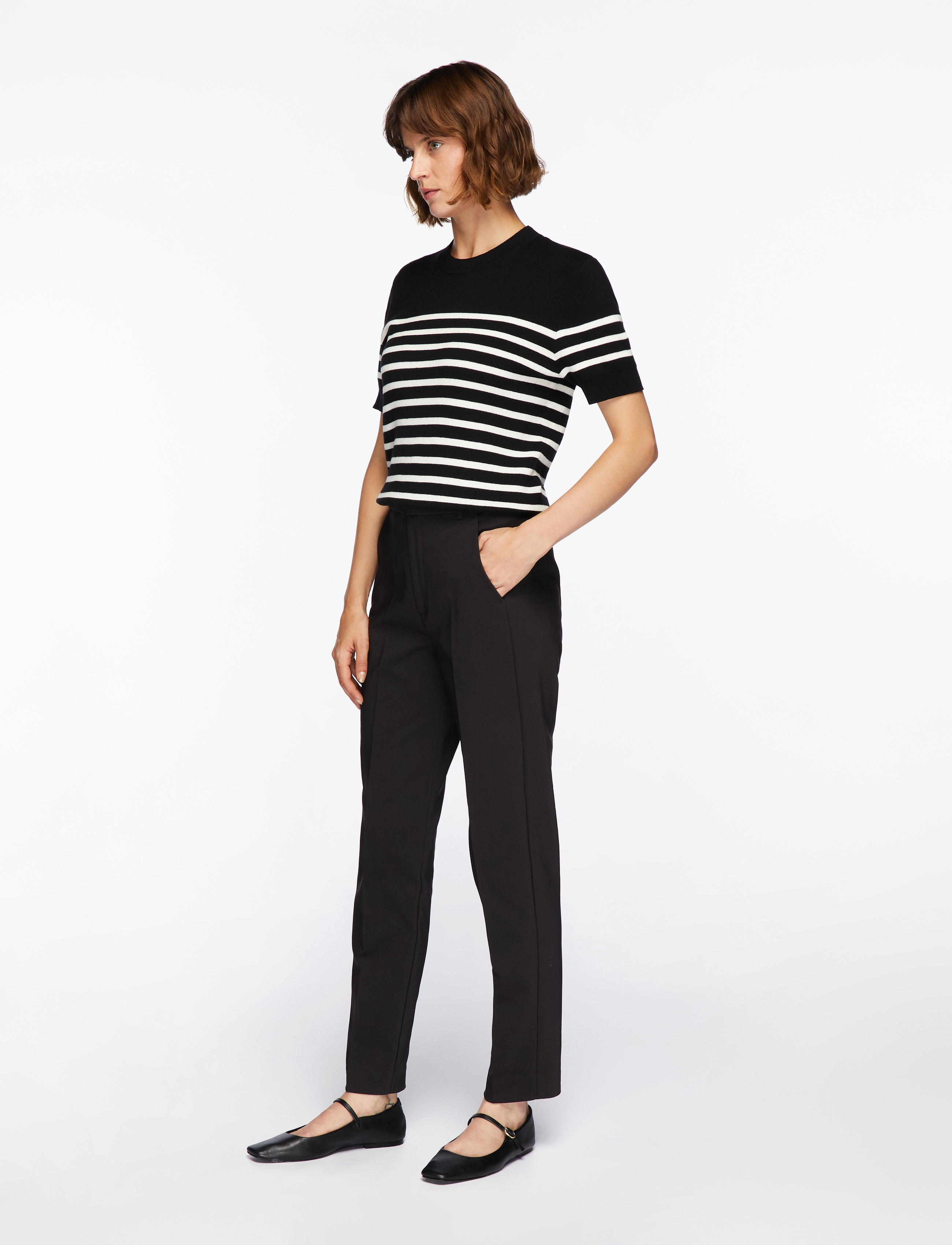 InWear - ZiggiIW Tapered Pant - puvunhousut - black - 4