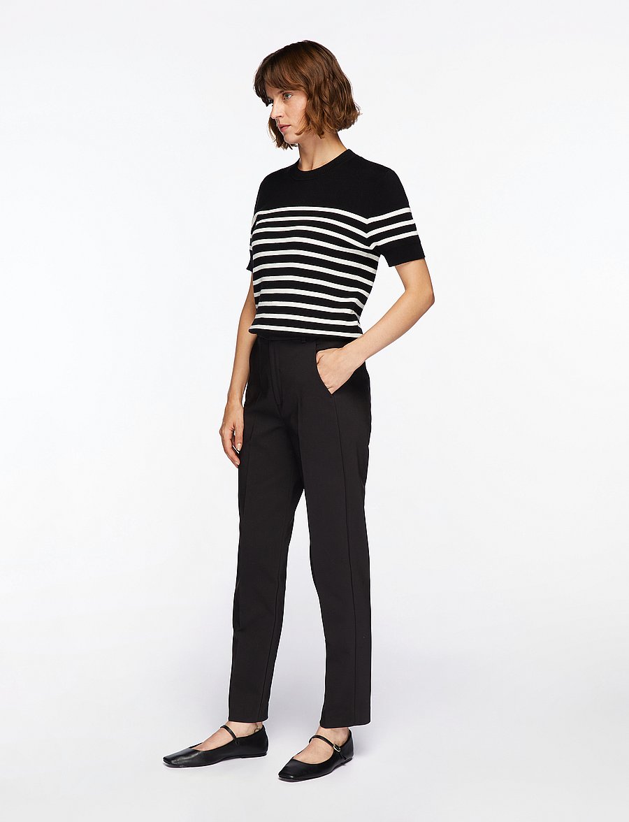 InWear - ZiggiIW Tapered Pant - habitbukser - black - 4