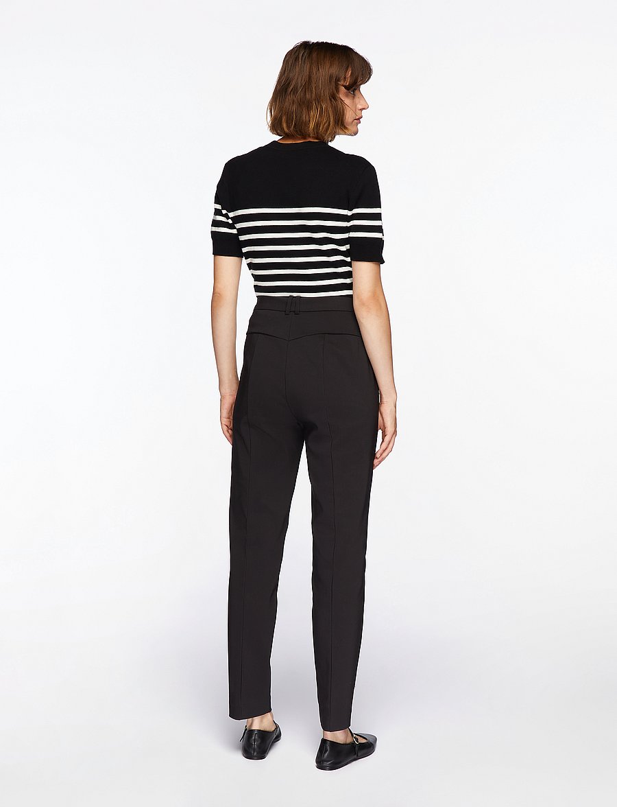 InWear - ZiggiIW Tapered Pant - habitbukser - black - 5