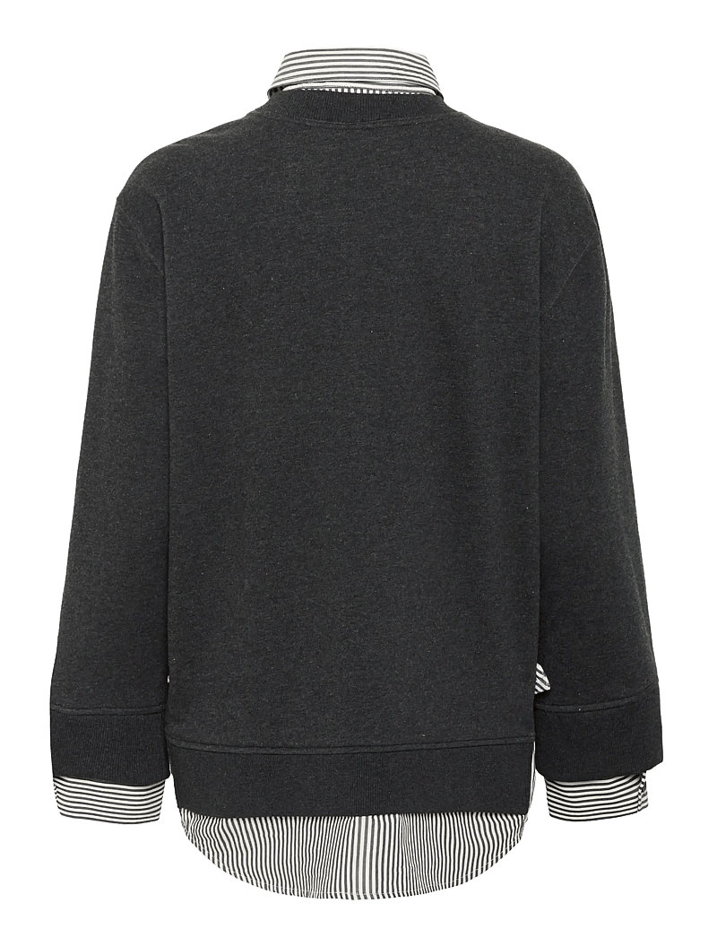 InWear - NataljaIW Sweatshirt - dressipluusid - black stripe - 2