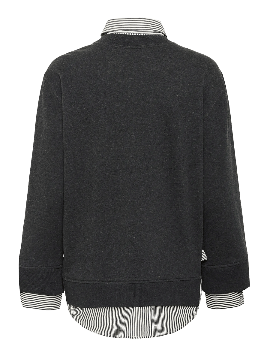 InWear - NataljaIW Sweatshirt - sweatshirts - black stripe - 2