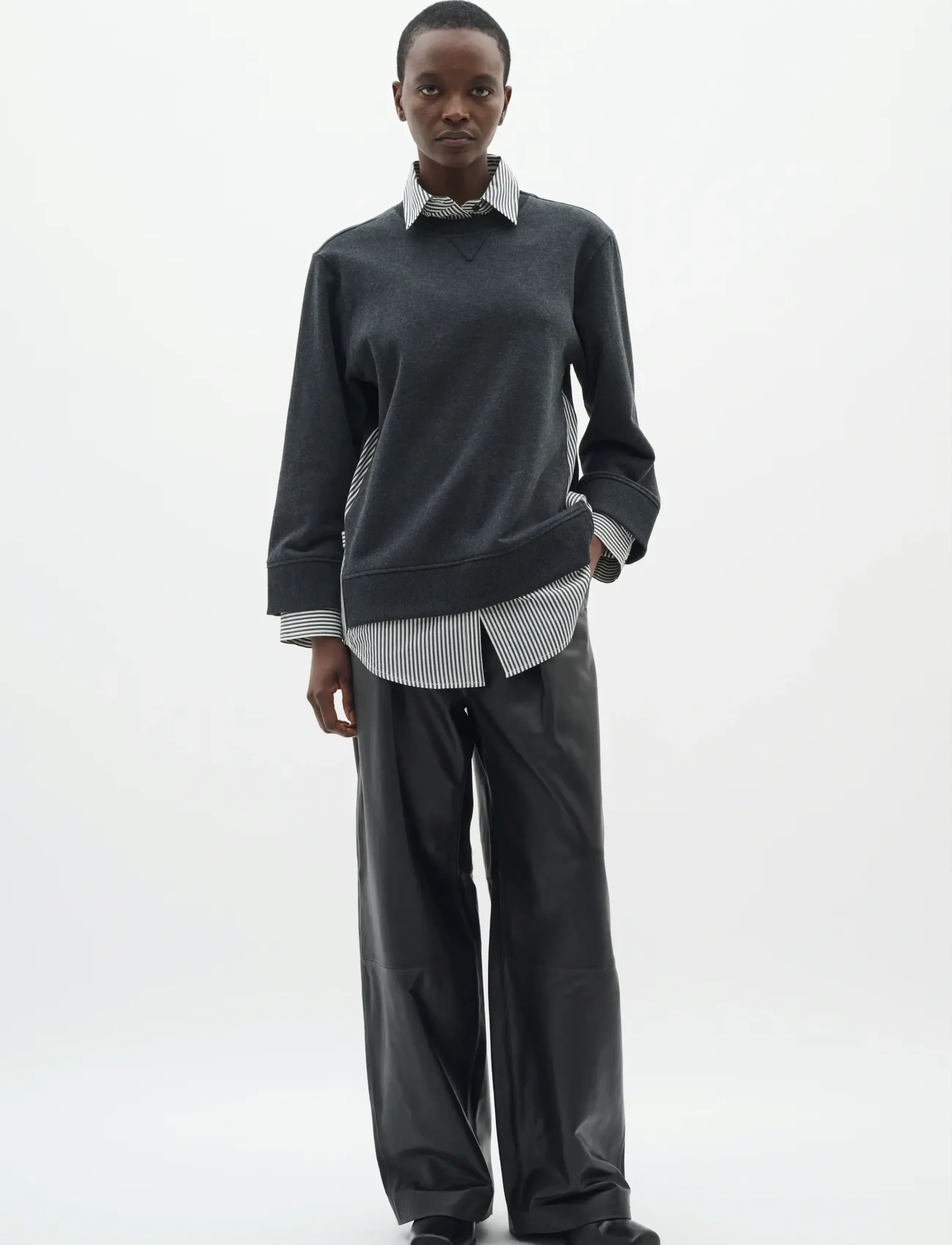 InWear - NataljaIW Sweatshirt - sweatshirts - black stripe - 3