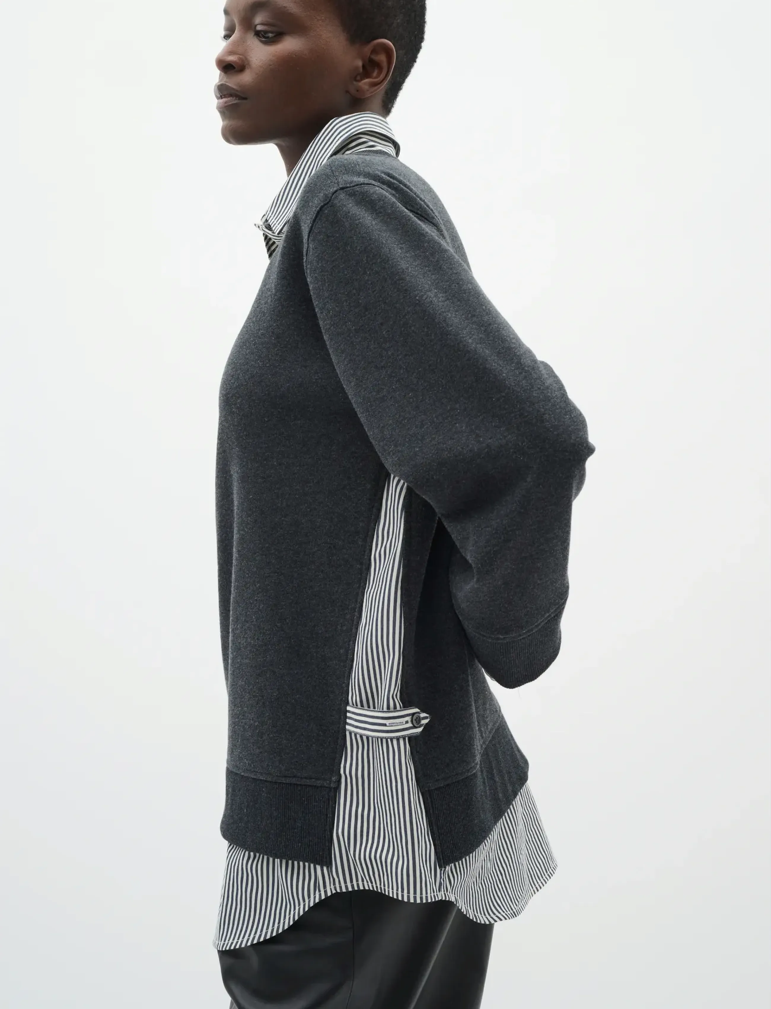 InWear - NataljaIW Sweatshirt - sweatshirts - black stripe - 5